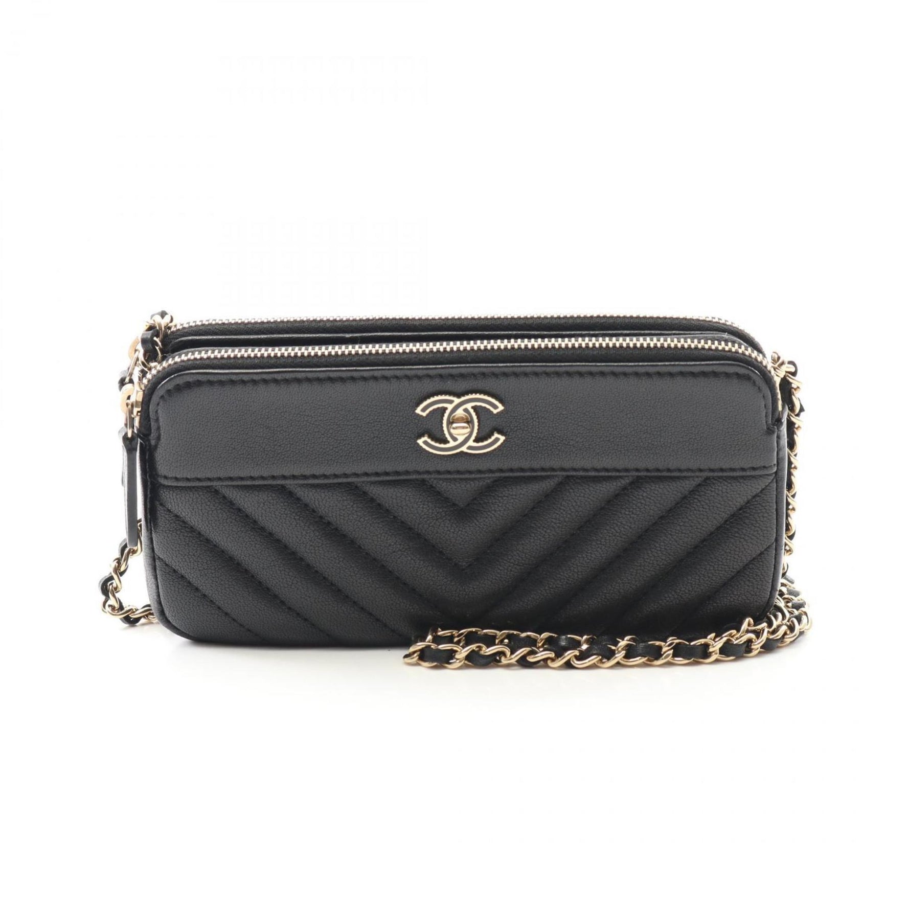 CHANEL Mademoiselle Shoulder Bag Leather