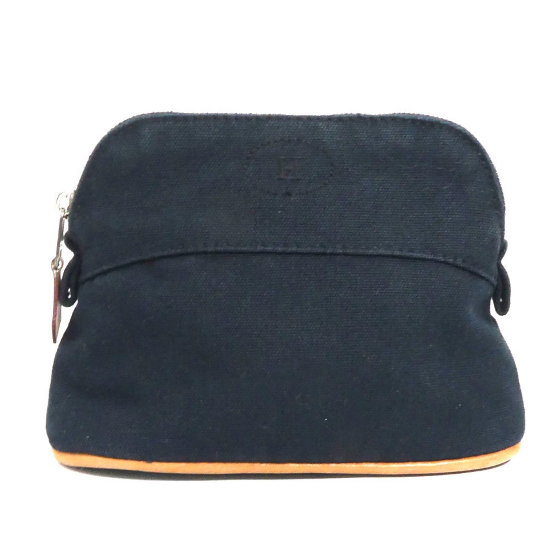 Hermes Hermès Bolide Mini Pouch, Cotton, and Silver