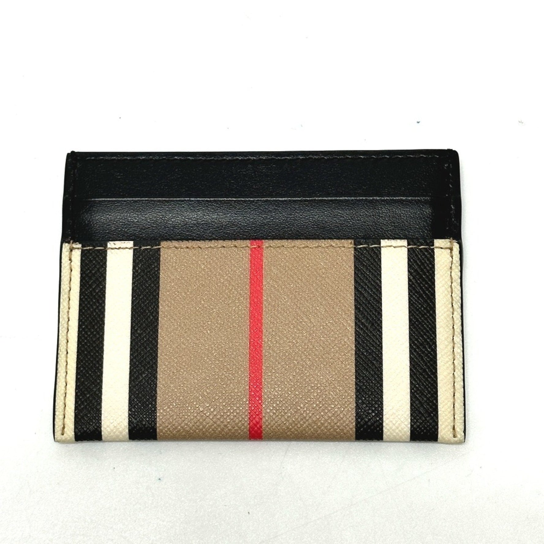 Burberry Business Card Holder Pass Case Card Case Black