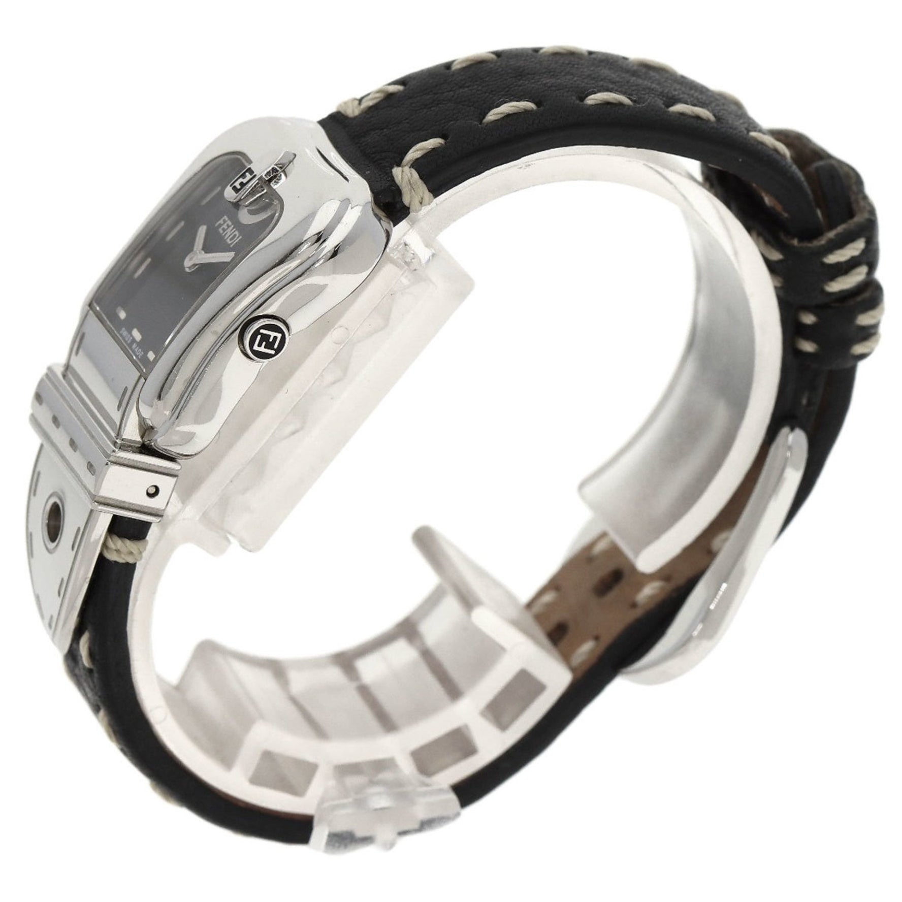 Fendi B-Fendi watch, stainless steel, leather