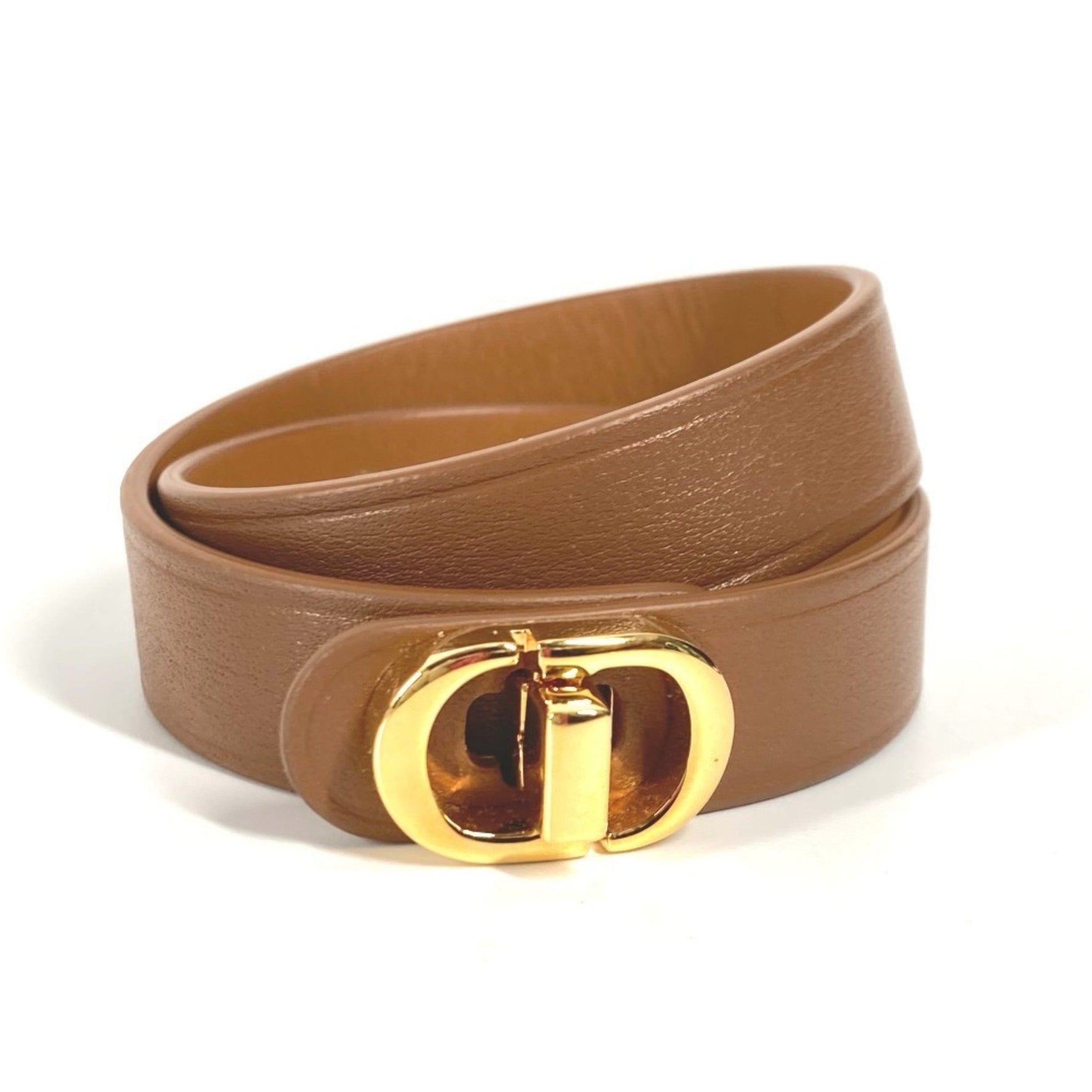 Christian Dior Dior CD logo double bracelet accessory leather ladies