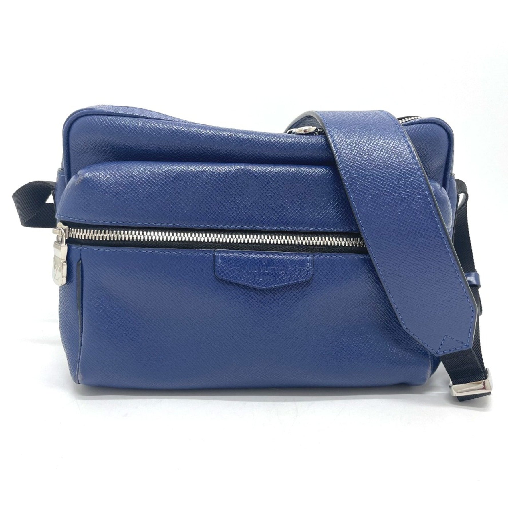 Louis Vuitton Taiga Bag Messenger Shoulder Bag cobalt