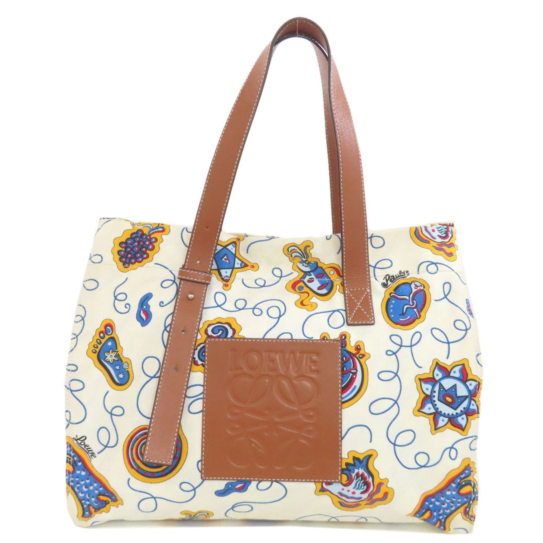 LOEWE Paula's Ibiza Tote Bag Canvas