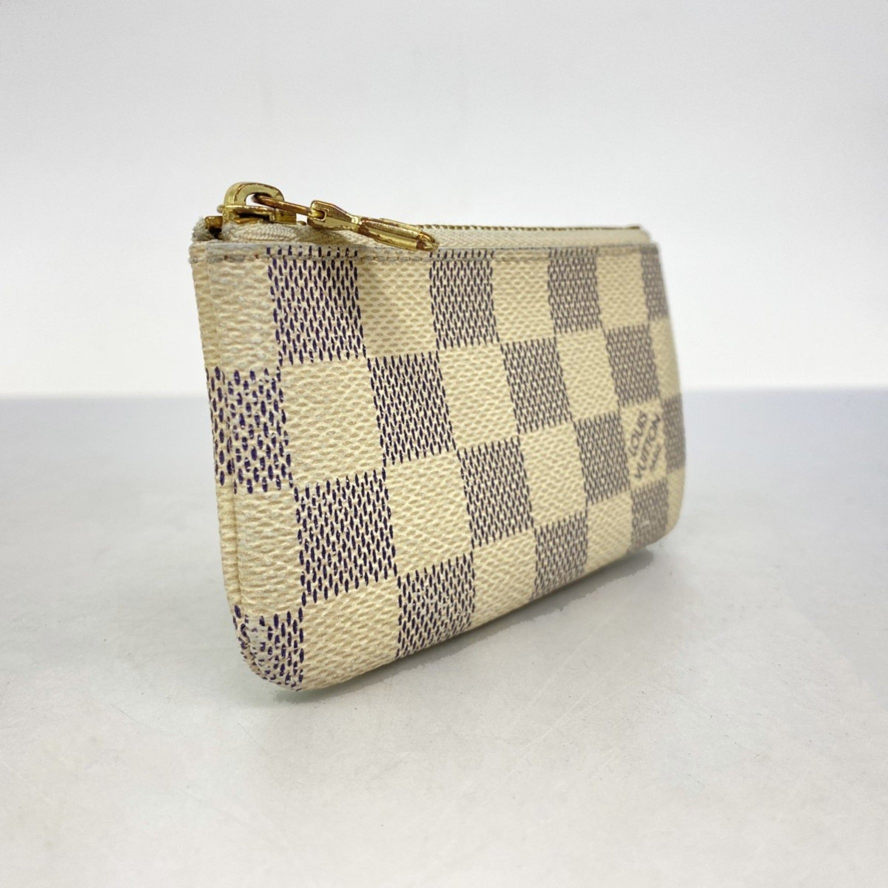 Louis Vuitton Damier Azur Pochette Cle Wallet/Coin Case
