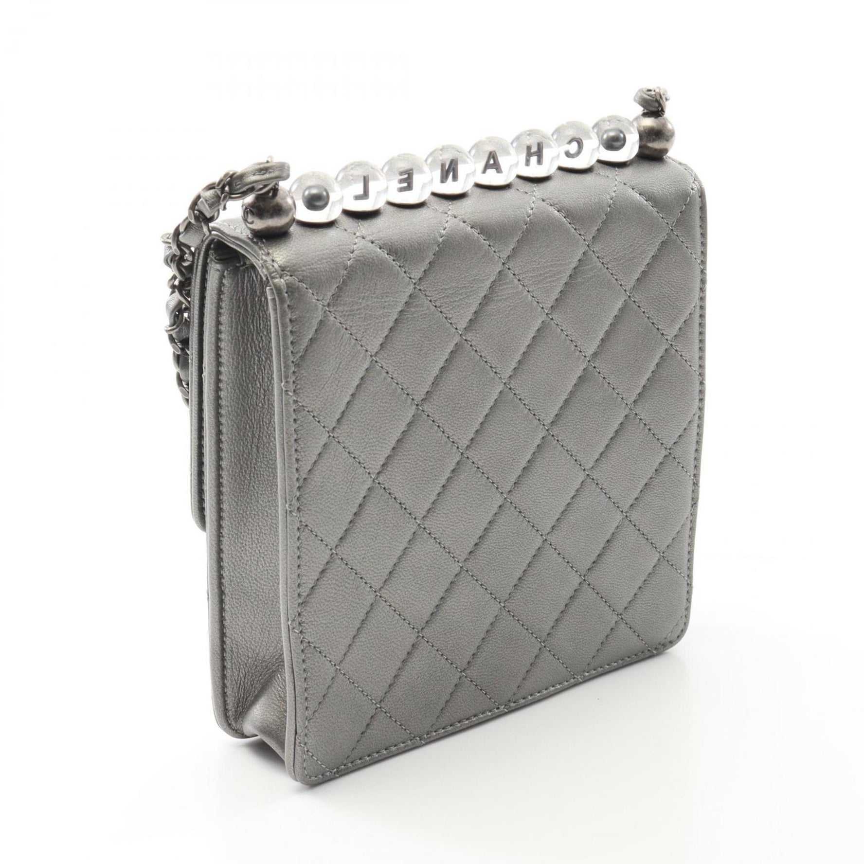 CHANEL Matelasse Shoulder Bag, Leather