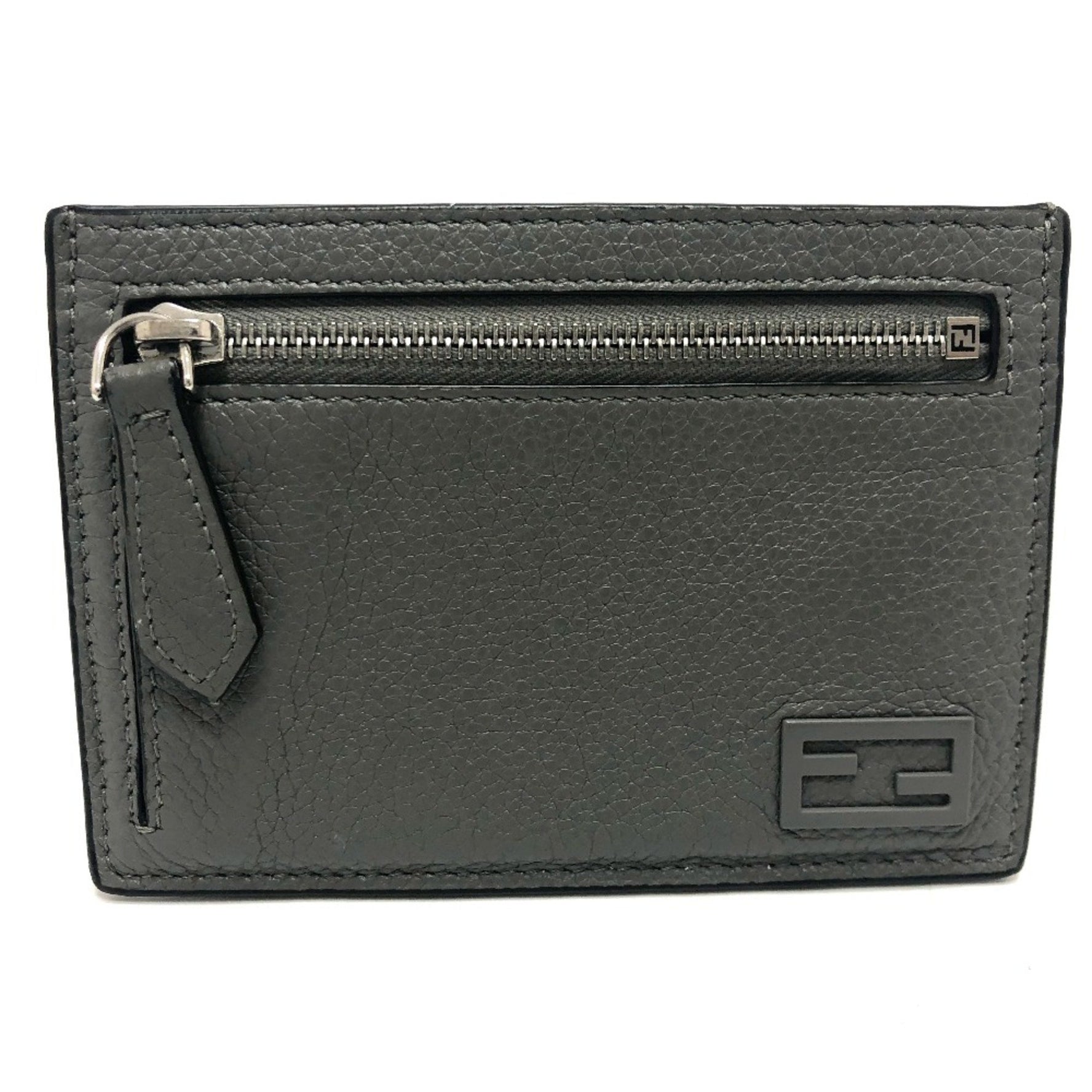 Fendi coin purse Card Case SilverHardware