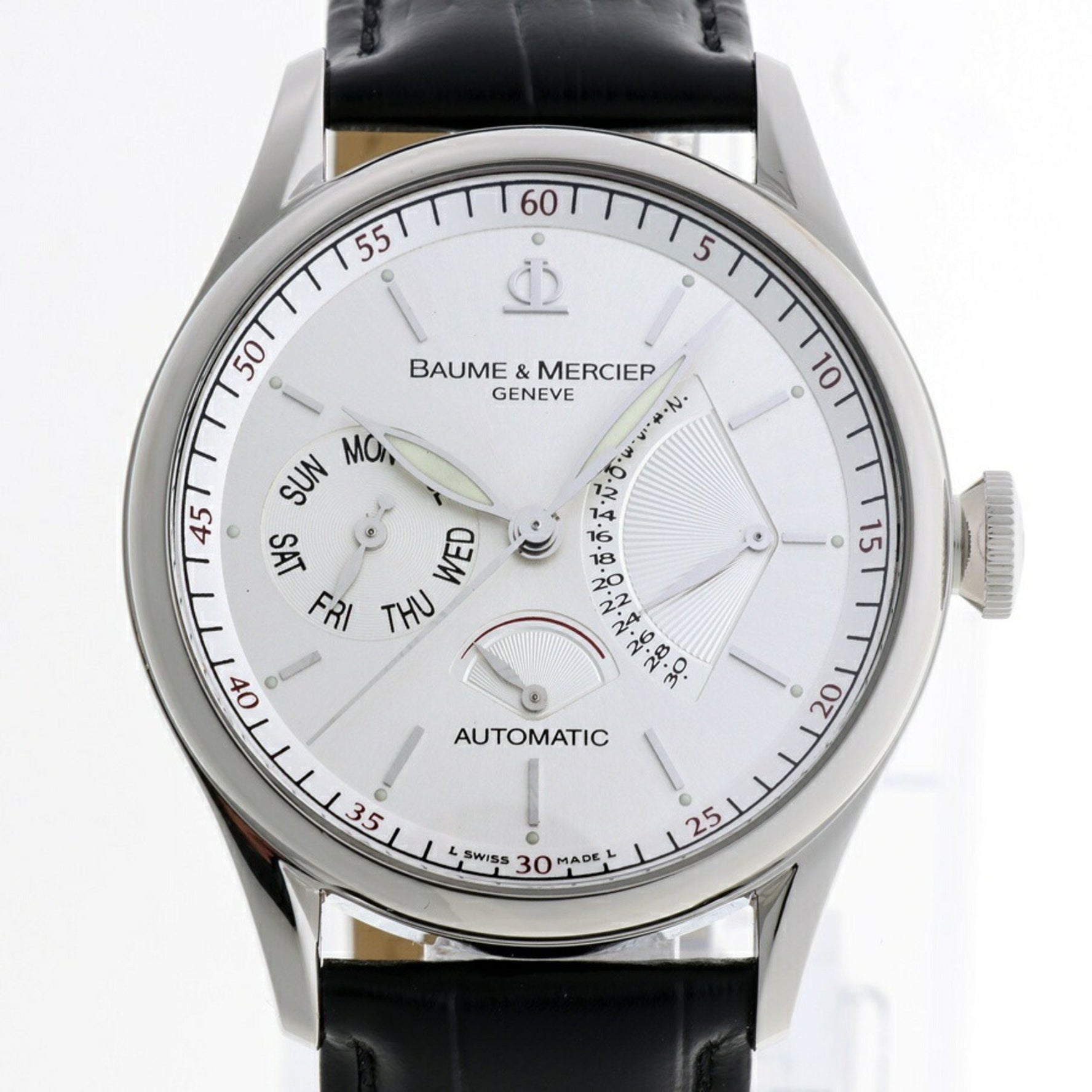 Baume & Mercier BAUME MERCIER Classima Executive William Baum Collection Silver Automatic Watch