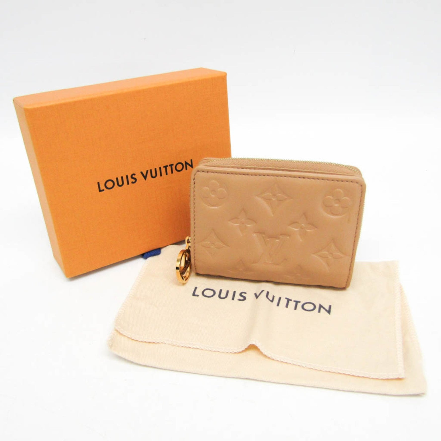 Louis Vuitton Monogram Embossed Lou Wallet Lamb Leather Wallet (bi-fold)