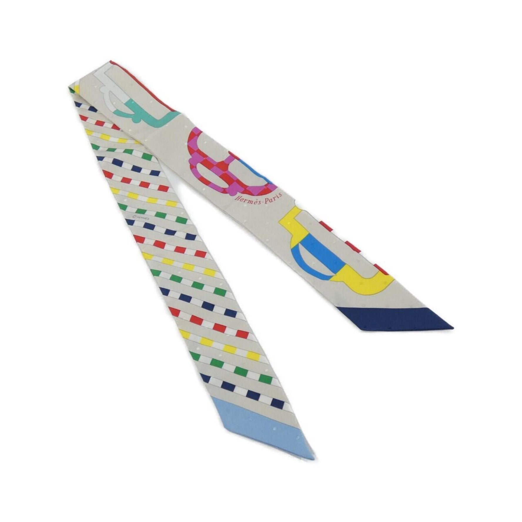 Hermes Hermès BOUCLERIE MODERNE Twilly Scarf