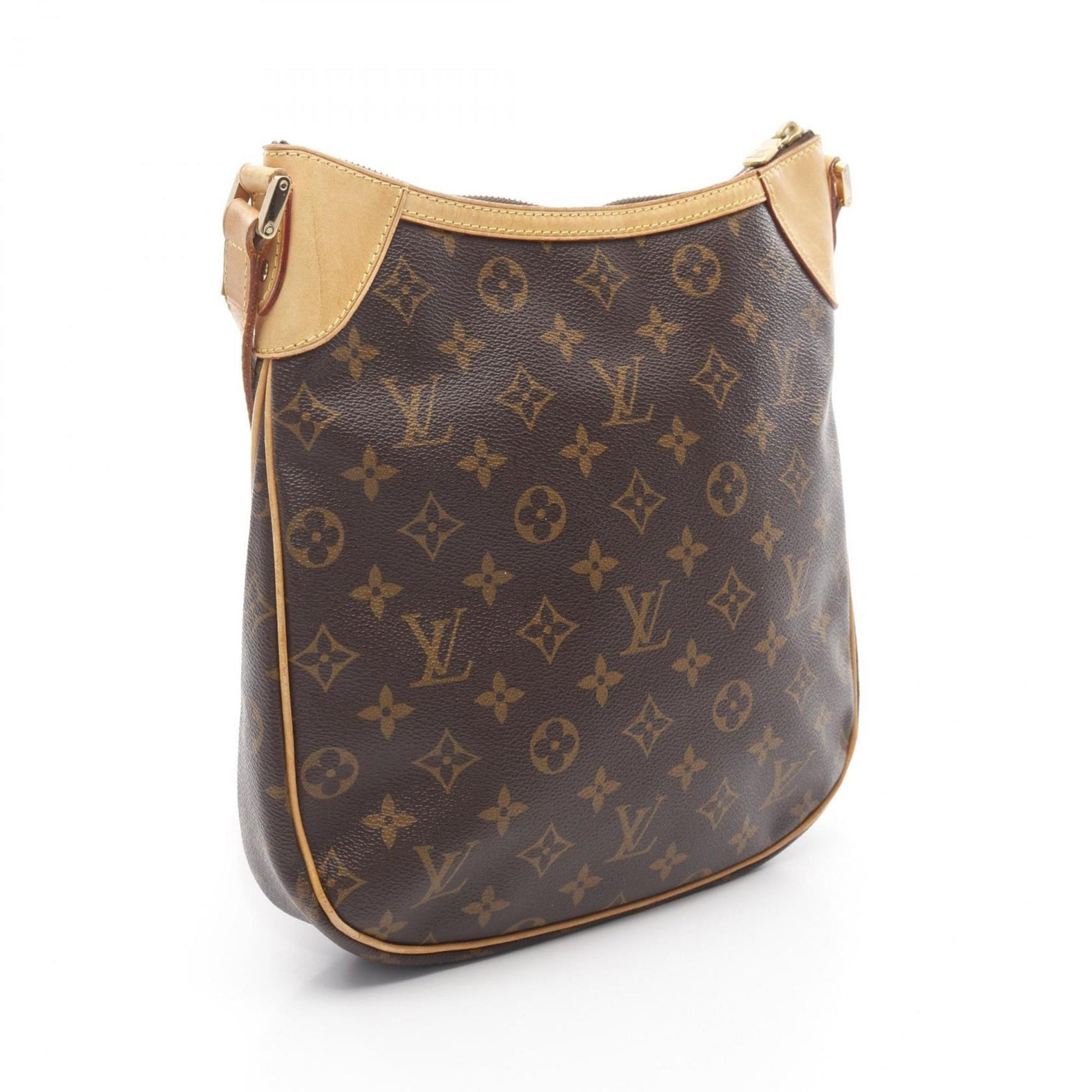 Louis Vuitton Odeon PM Shoulder Bag in Coated Canvas and Leather with Monogram Design, Brown