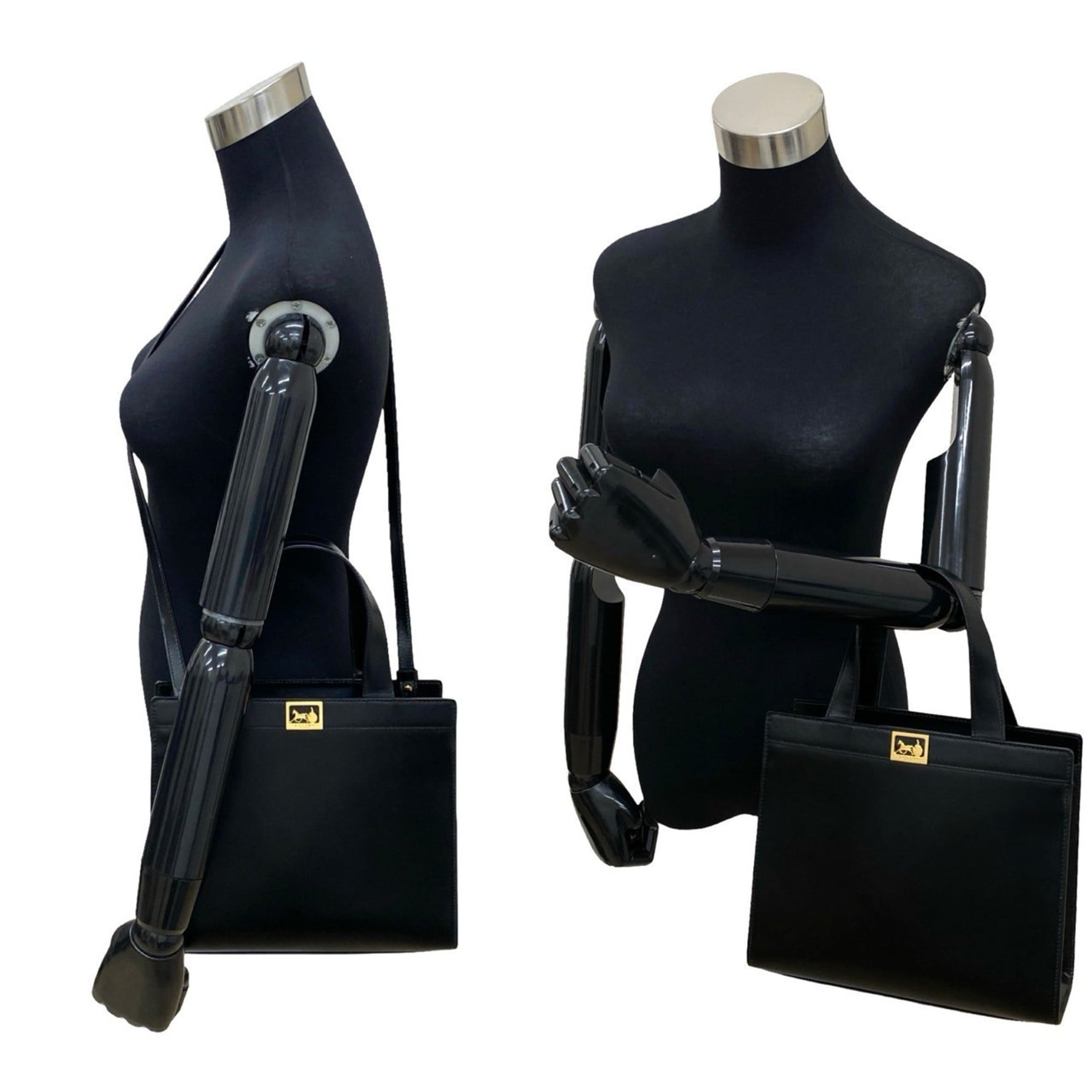 CELINE Carriage Calf Leather Handbag/Shoulder Bag