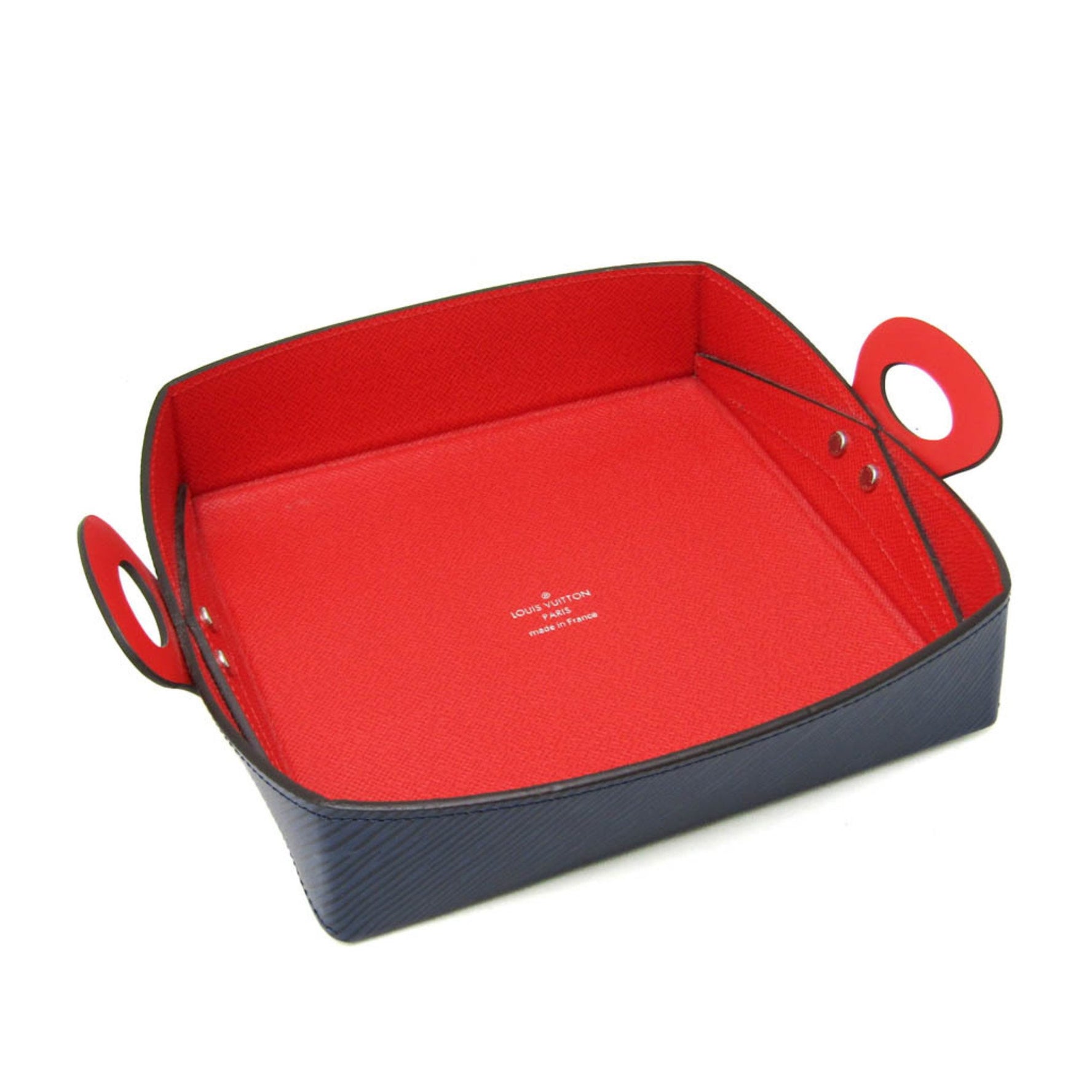 Louis Vuitton Epi Leather Vie de Posh MM Navy,Red Tray for Small Items