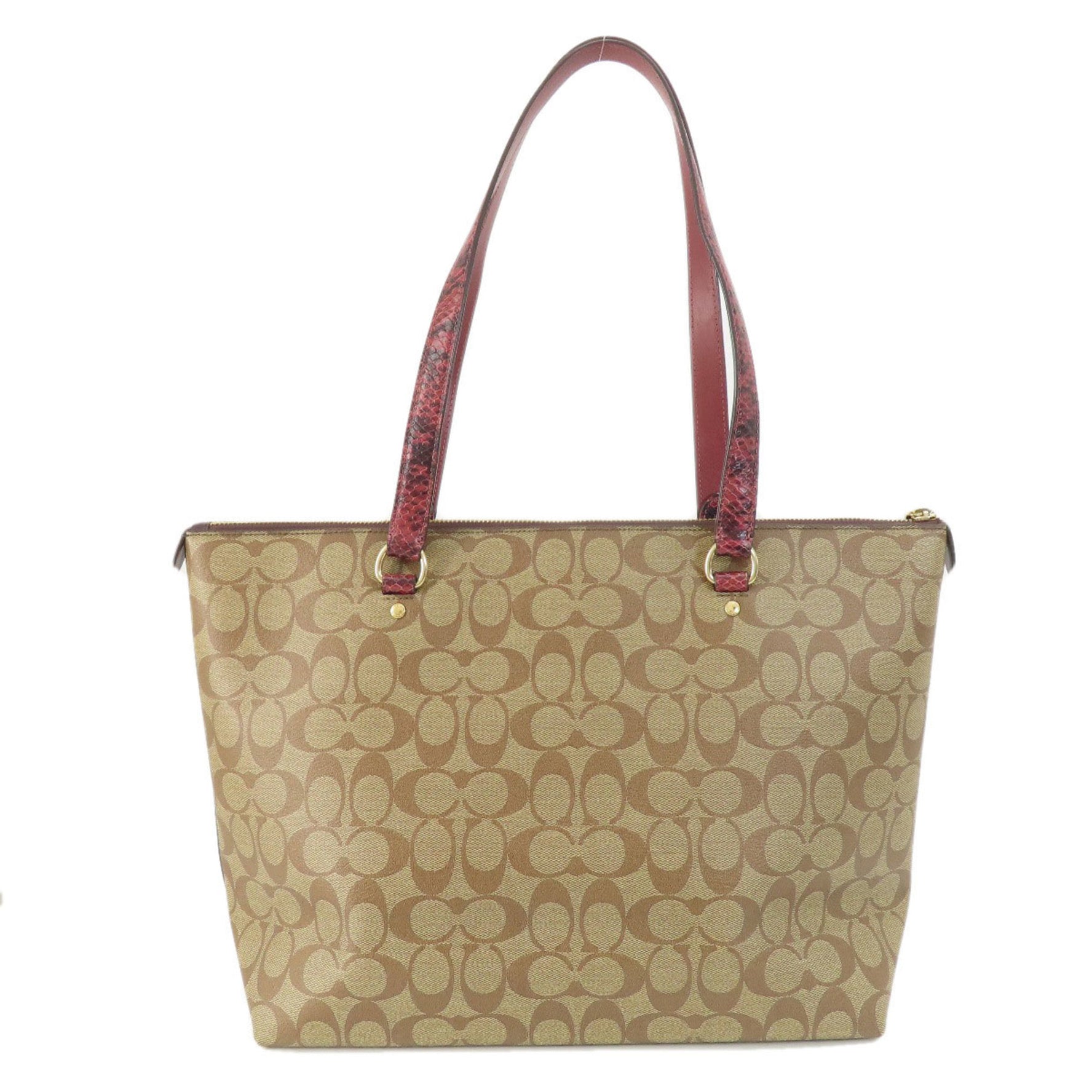 Coach Signature Tote Bag PVC