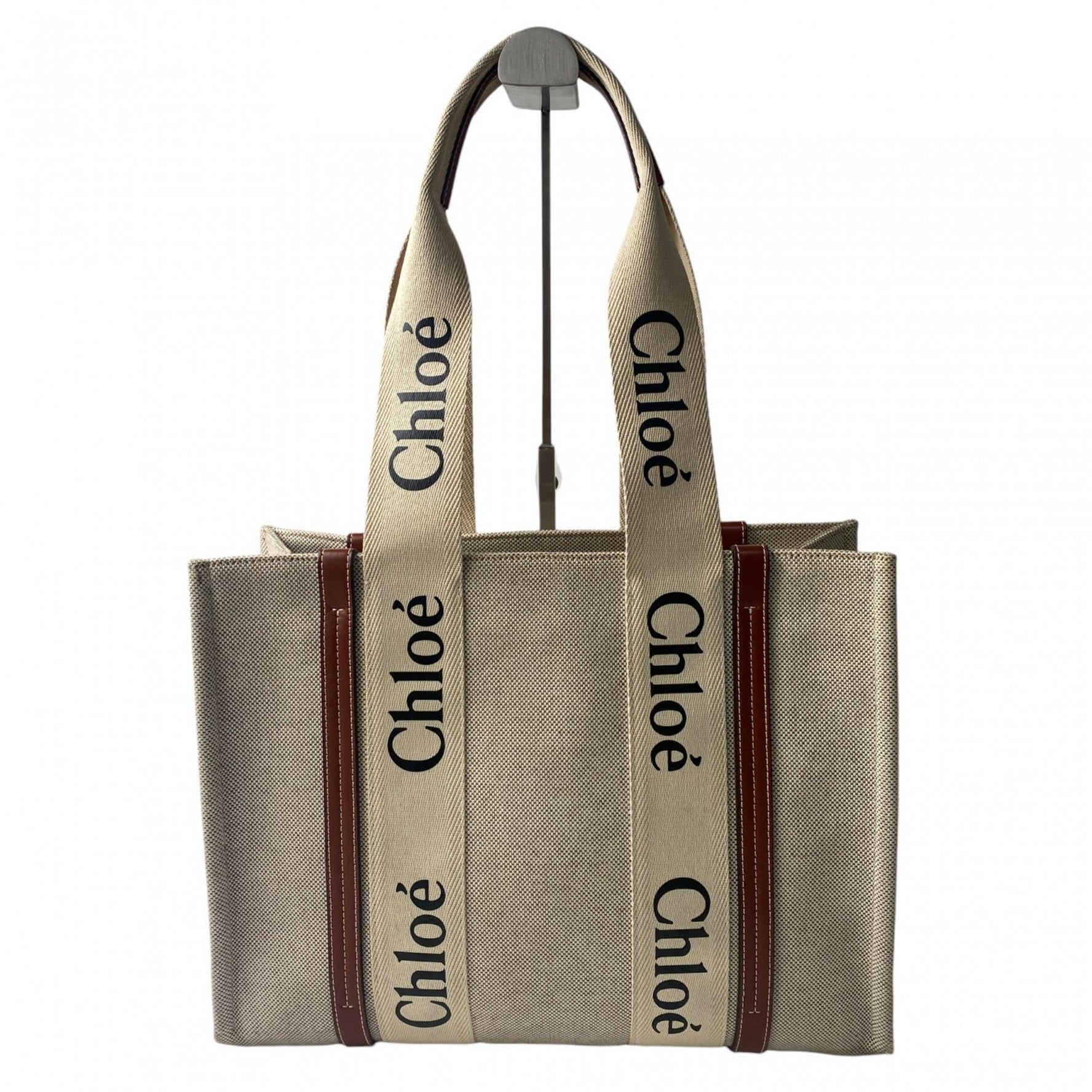 Chloé Chloe Woody Medium Tote Bag in Canvas