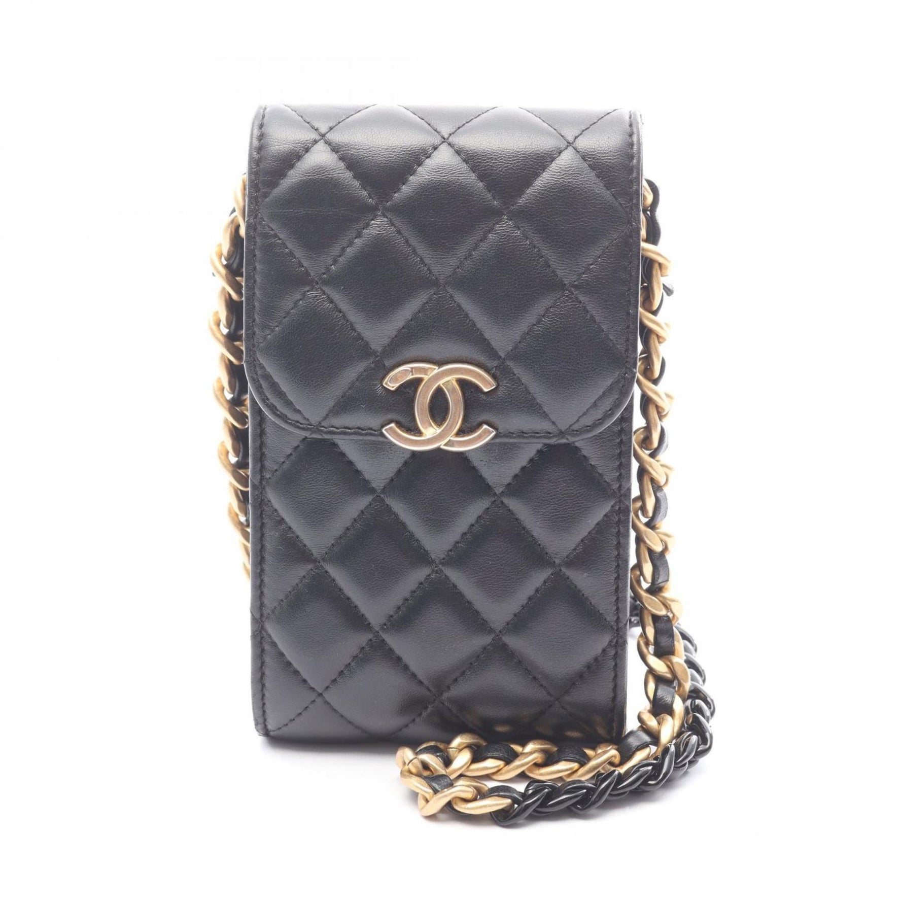 CHANEL Matelasse Shoulder Bag, Leather