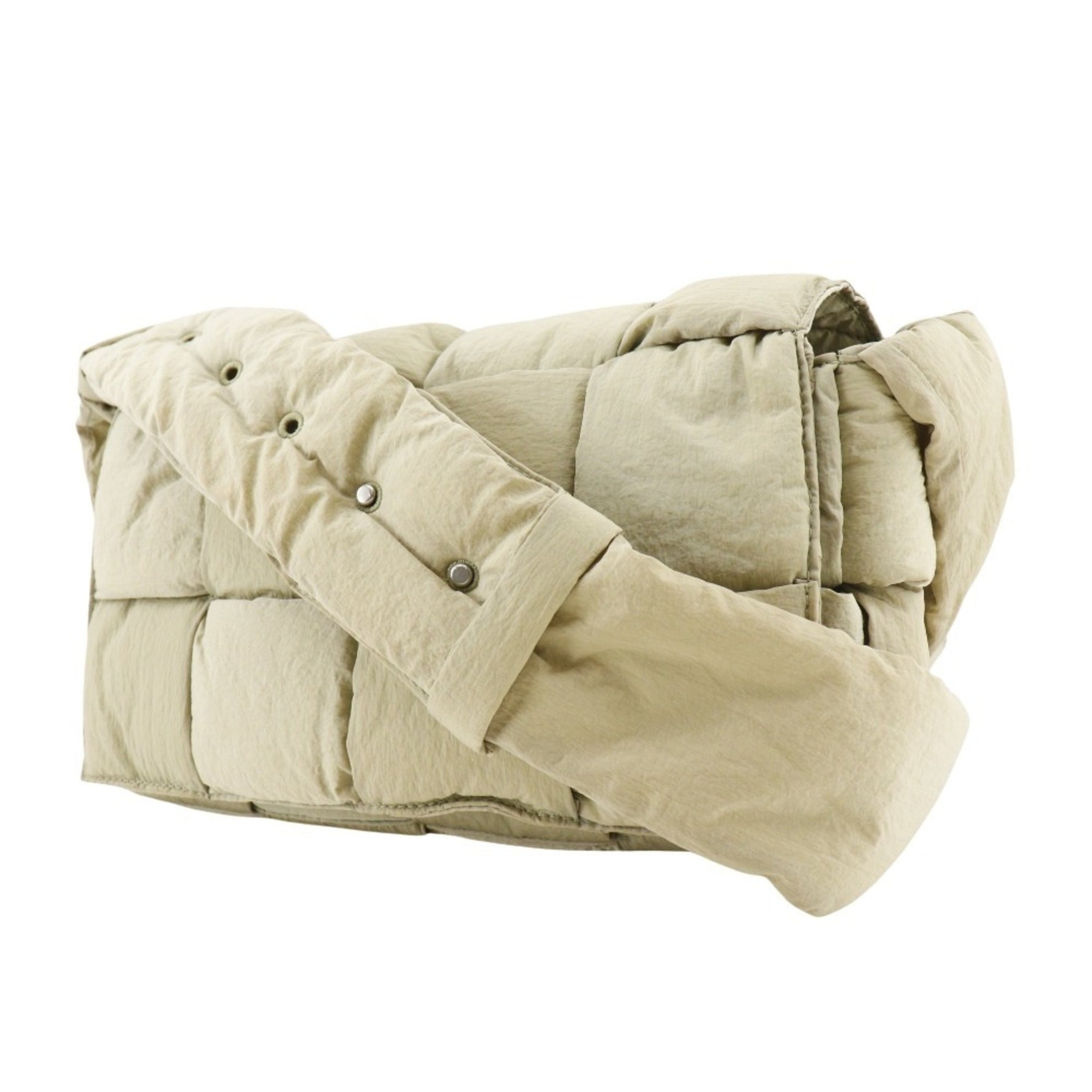 Bottega Veneta Padded Tech Cassette Shoulder Bag, Maxi Intrecciato Nylon, Type, Cassette, Unisex