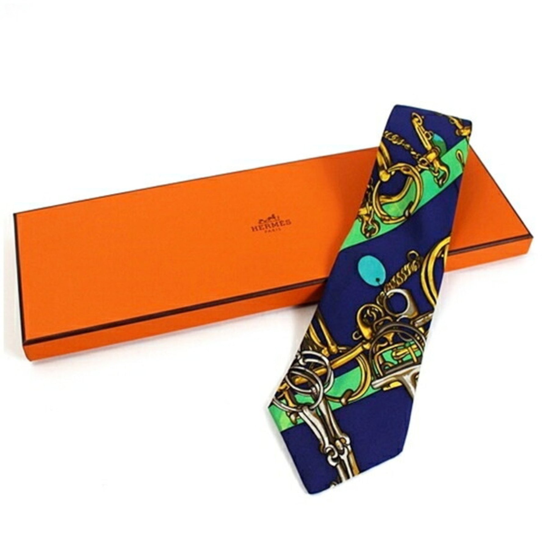 Hermes Silk Necktie Scarf Pattern