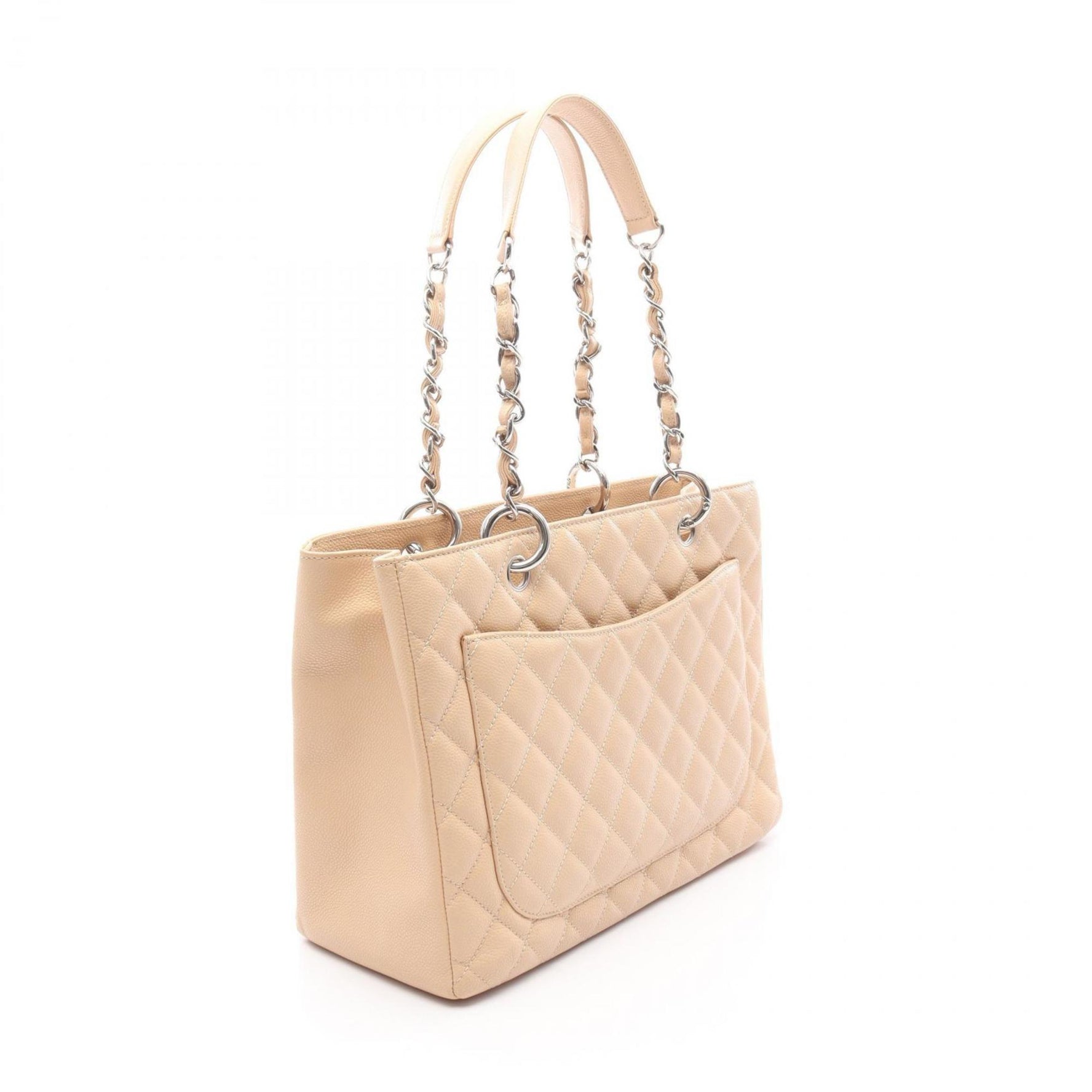 CHANEL Matelasse Grand Shopping GST Tote Bag in Calfskin Leather