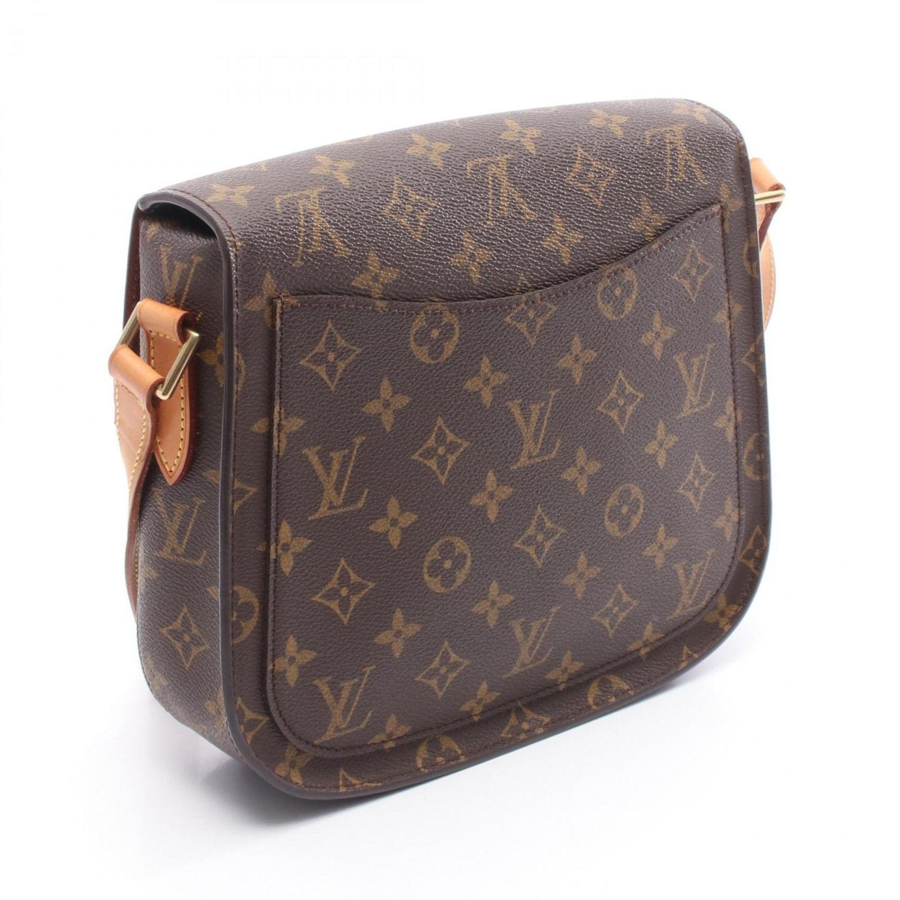 Louis Vuitton Saint-Cloud GM Shoulder Bag, Coated Canvas and Leather, Monogram