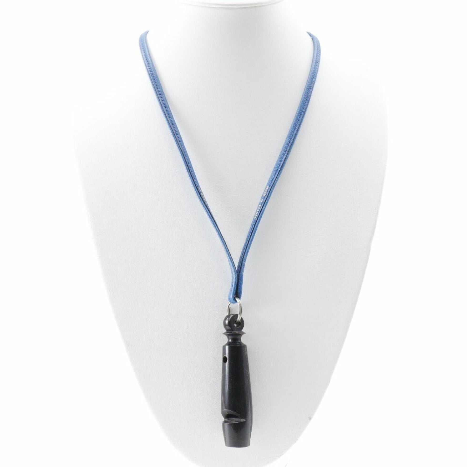 HERMES Whistle Other Goods Wood Black Ladies