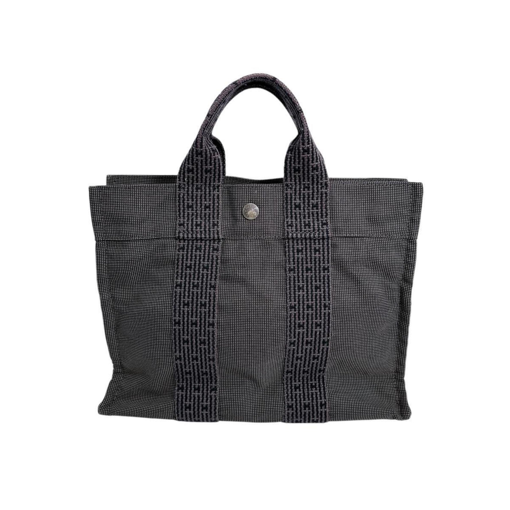 Hermes Hermès Air Line PM Tote Bag, Business Canvas