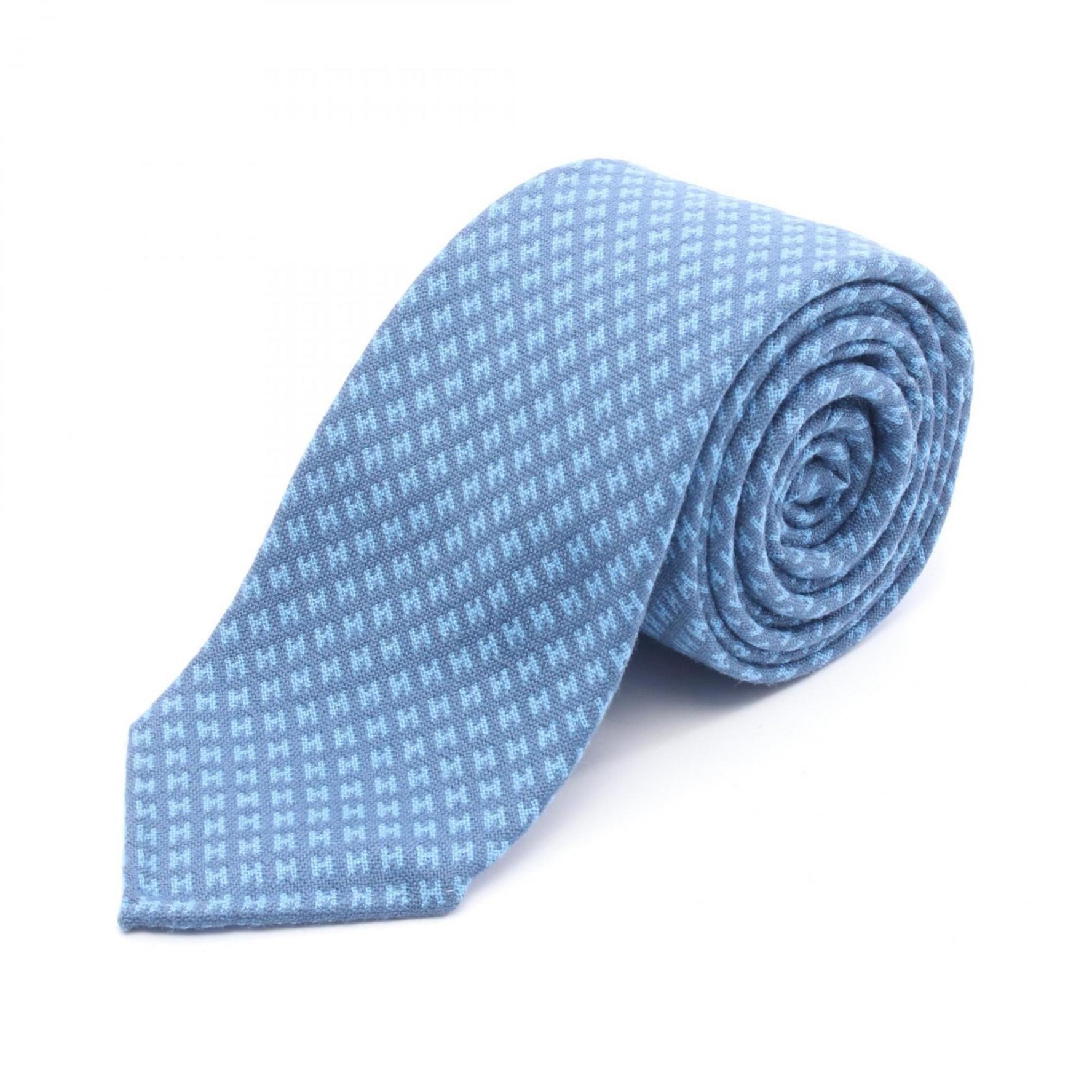 HERMES Necktie Clothing Wool