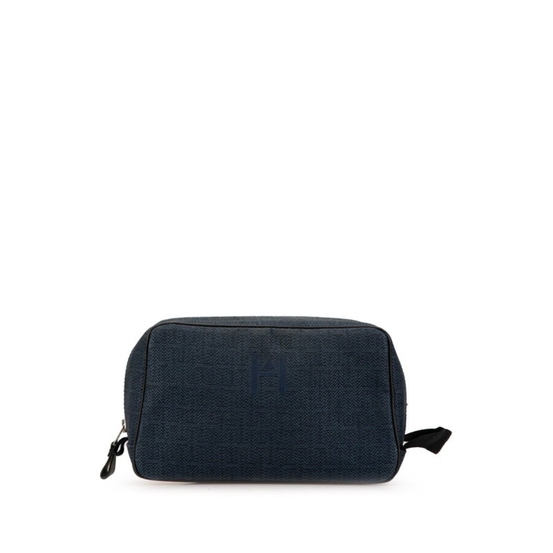 Hermes Globe Trotter MM Pouch Second Bag Toile Chevron