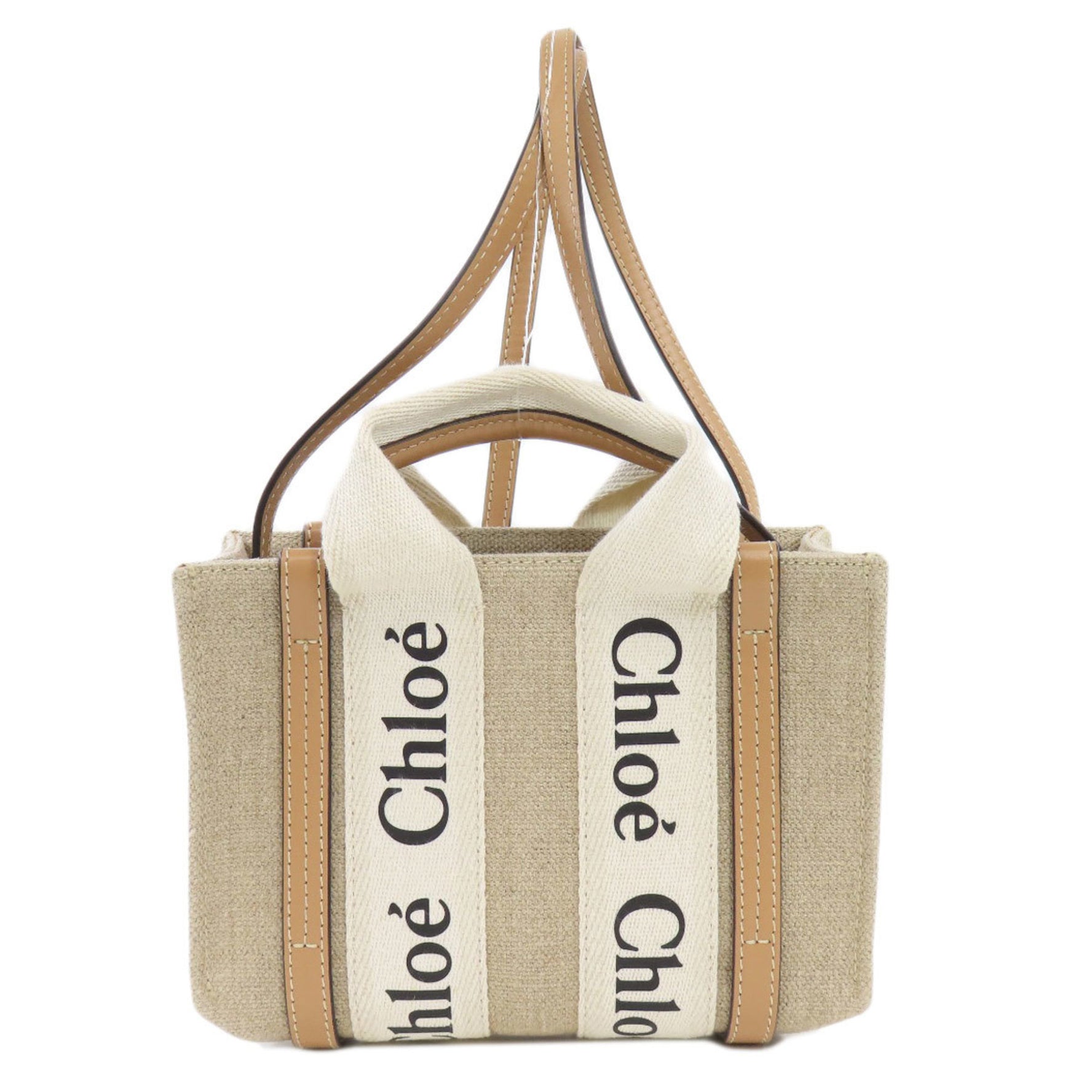 Chloé Chloe Woody Handbag Canvas CHLOE