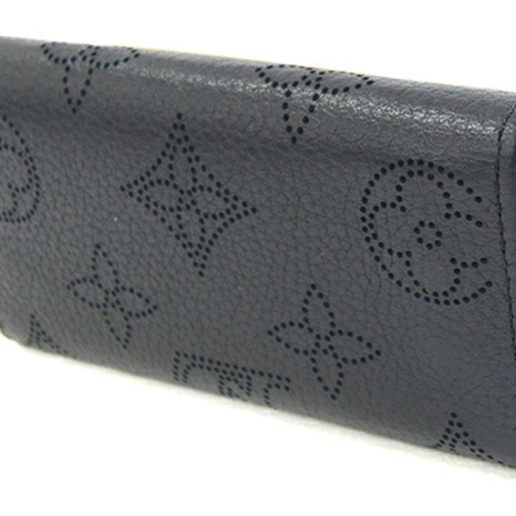 Louis Vuitton Case Mahina Multicle 4 Noir Leather Black Men's