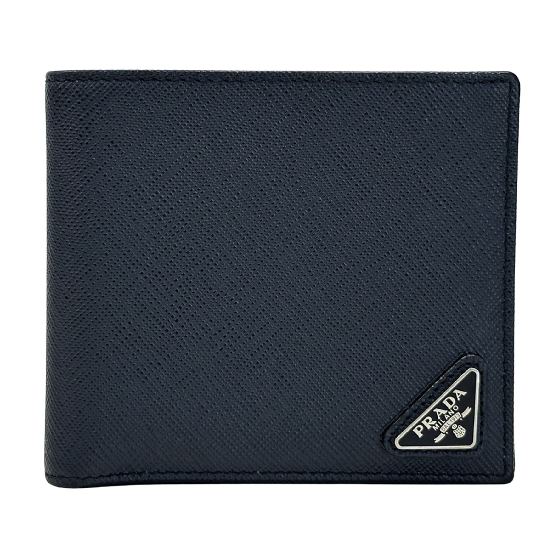 Prada Saffiano Bifold Wallet, Compact Mini Wallet