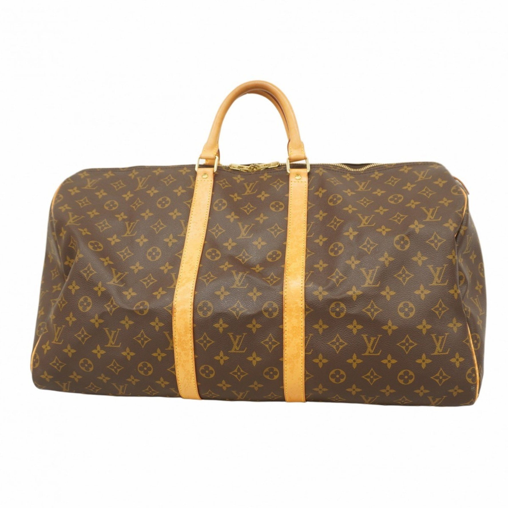 Louis Vuitton Monogram Keepall 55 Boston Bag Men's and