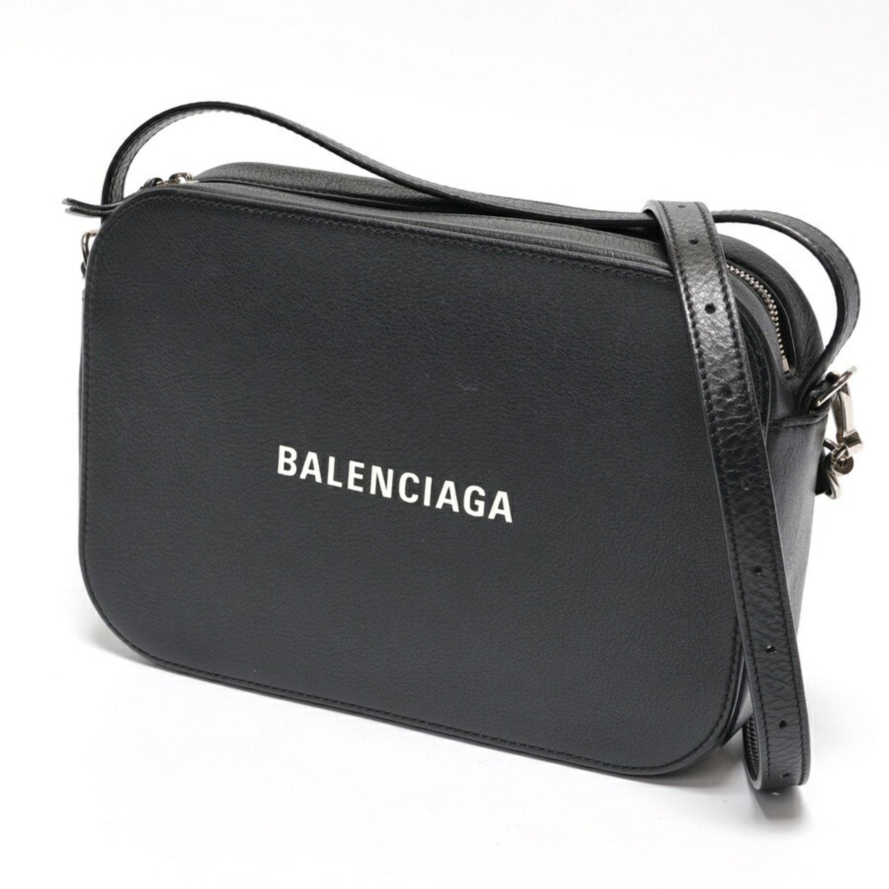BALENCIAGA Everyday Camera Bag Shoulder Leather