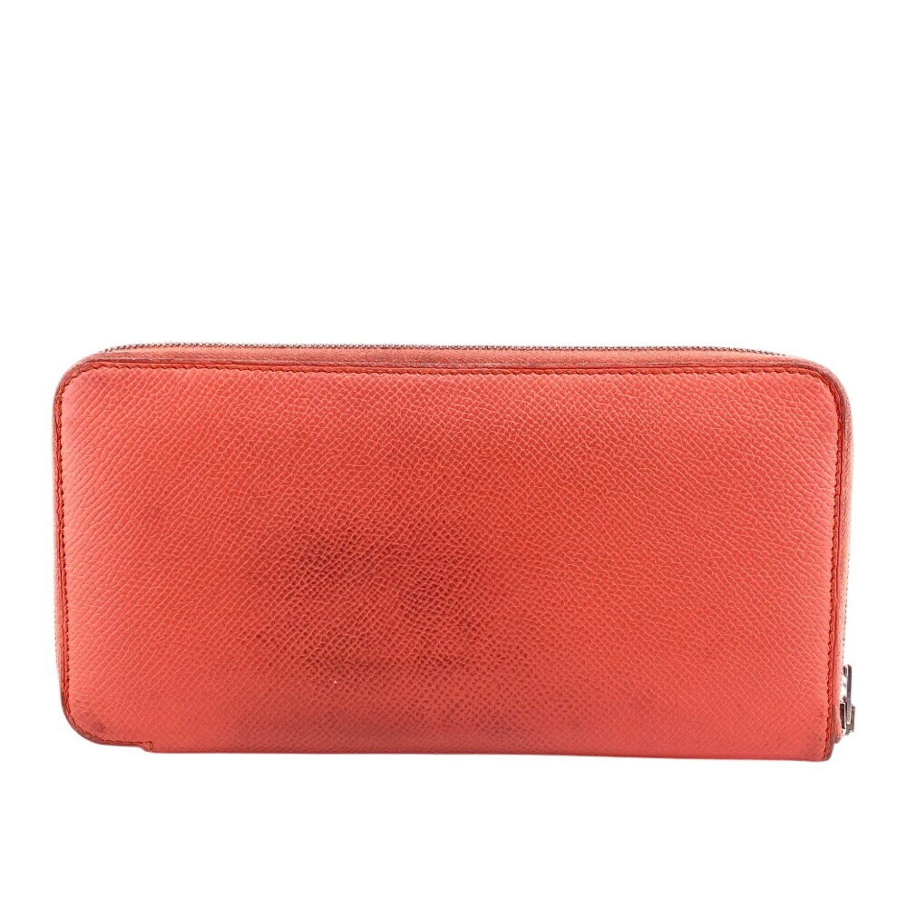 HERMES □Q Azap Long Silk In Round Wallet