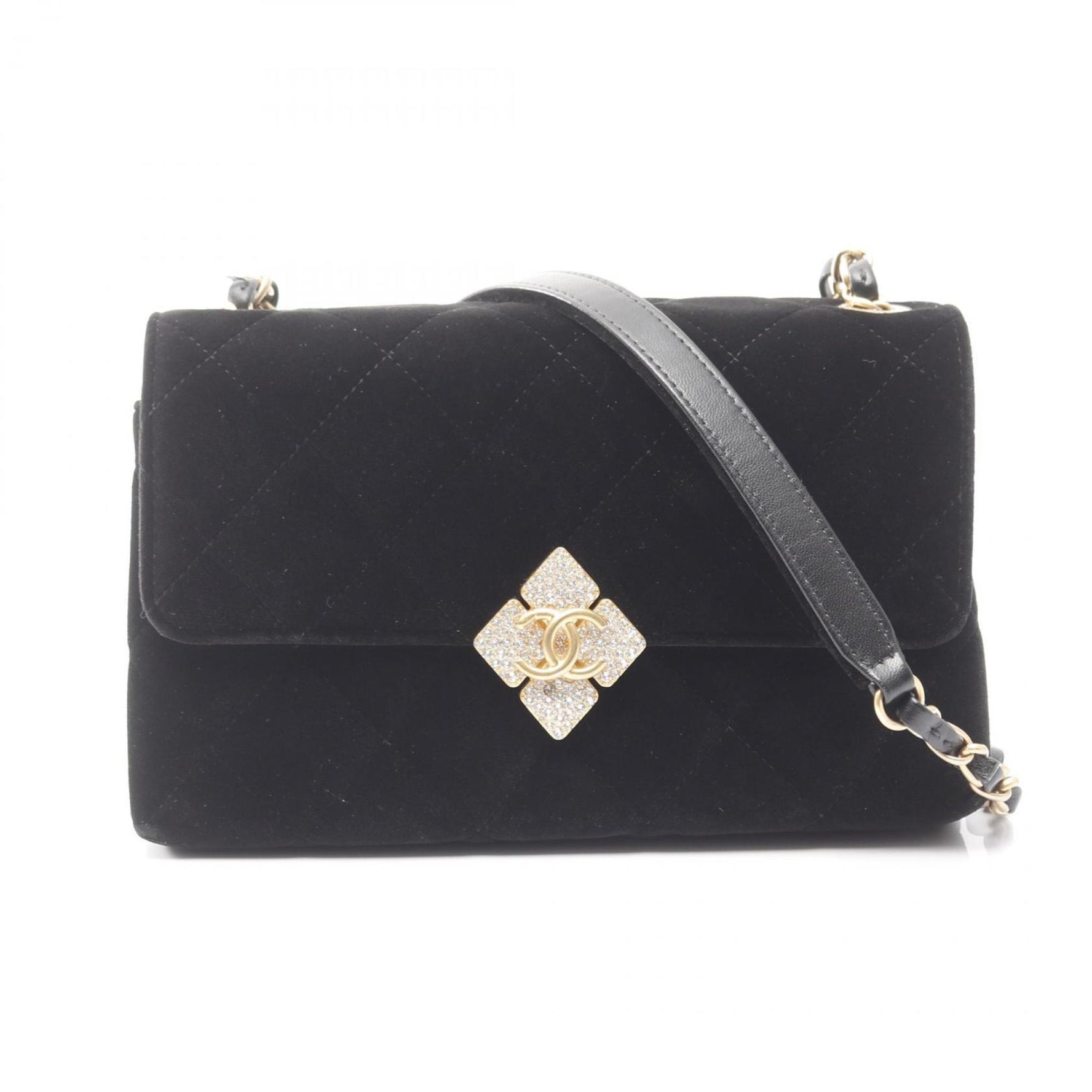 CHANEL Matelasse Shoulder Bag, Fabric