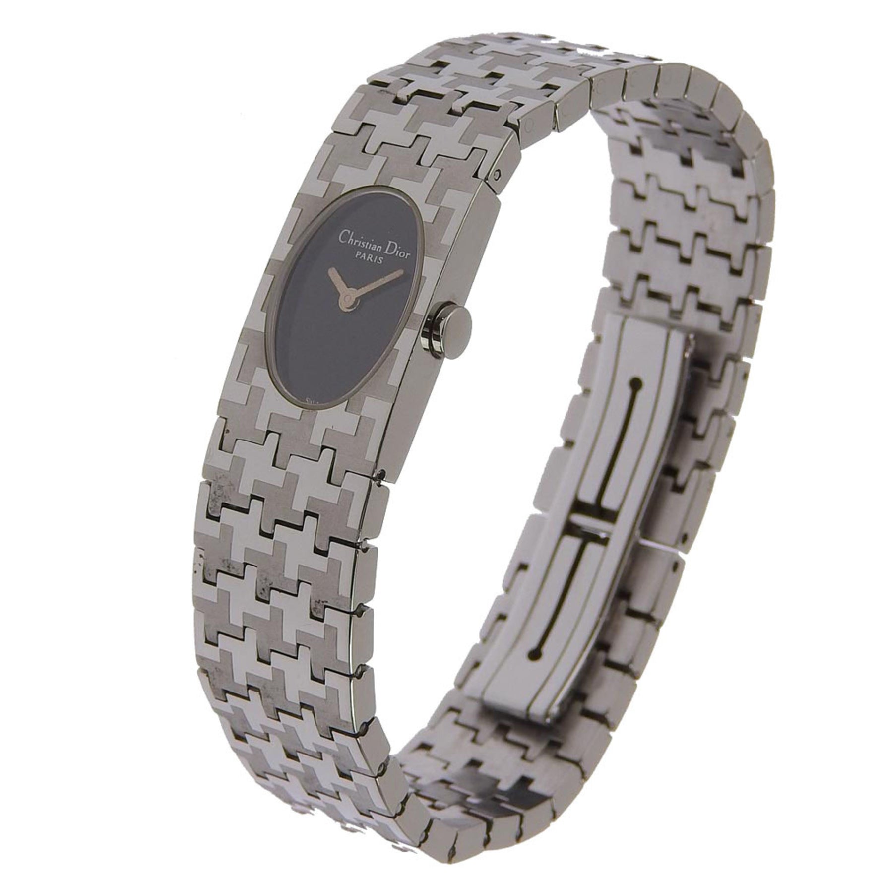 Christian Dior Dior Miss watch stainless steel quartz analog display ladies black dial