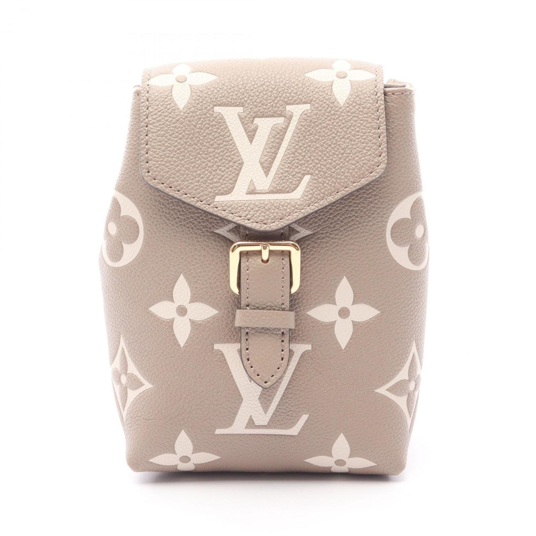 Louis Vuitton Tiny Backpack, Monogram Empreinte Leather, Beige/Ivory