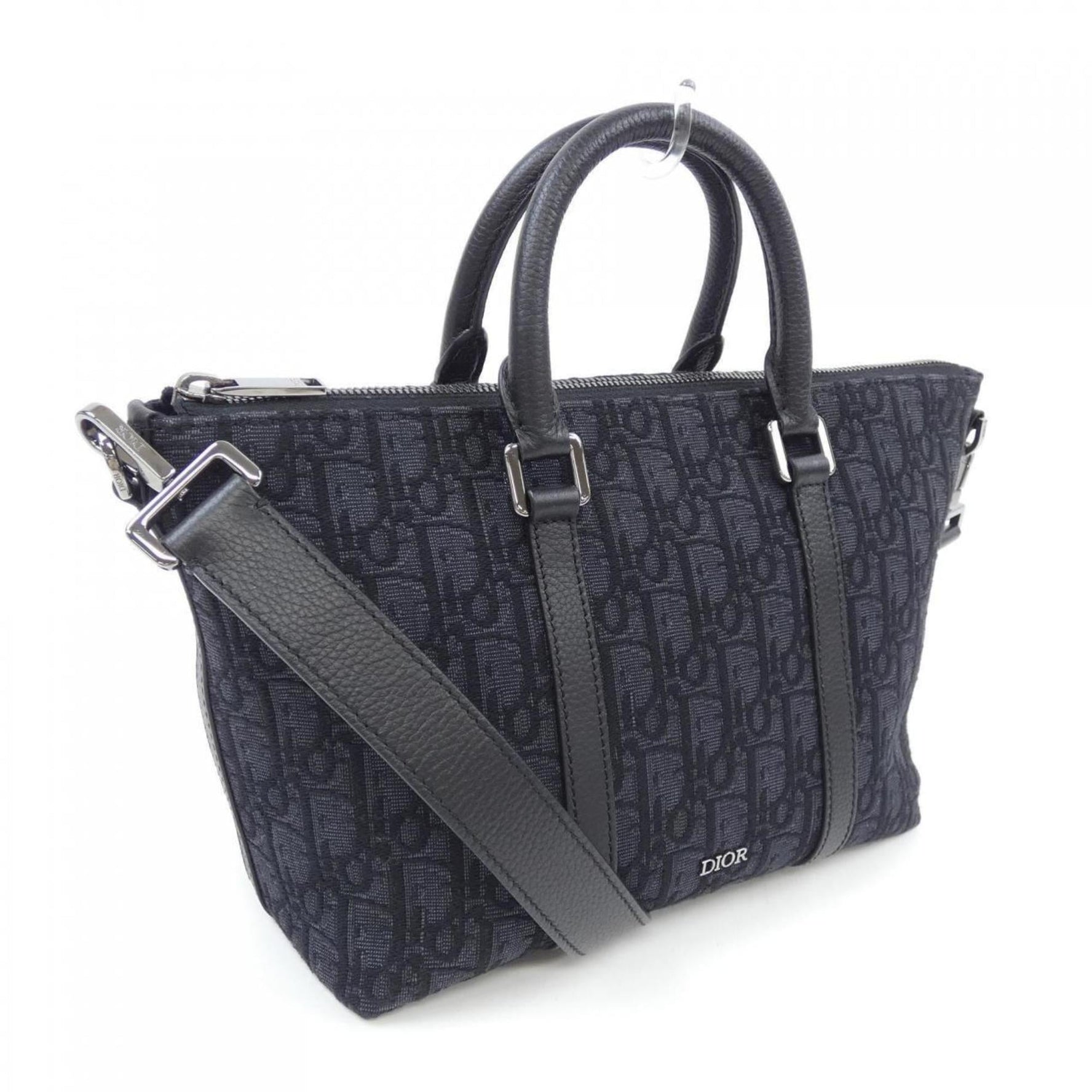 Christian Dior Dior Weekender 25 Oblique Jacquard Handbag