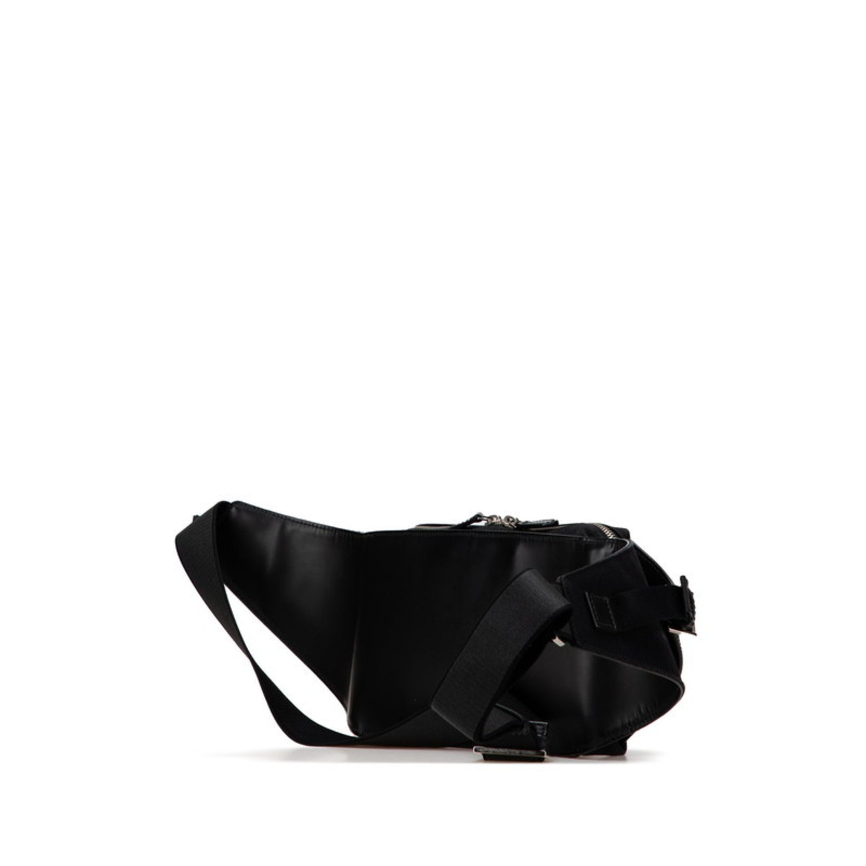 Balenciaga Waist Bag/Body Bag Canvas and Leather
