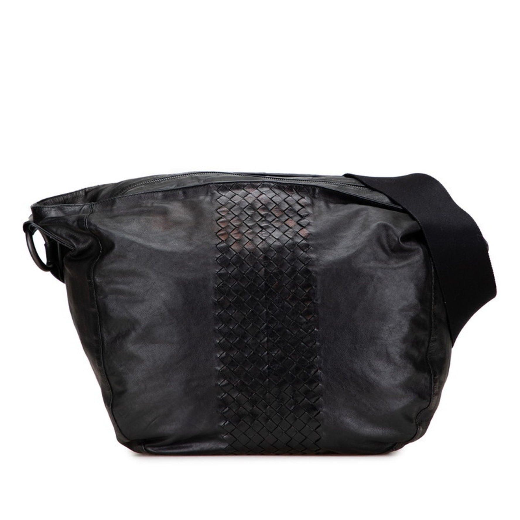 Bottega Veneta Intrecciato Shoulder Bag in Leather