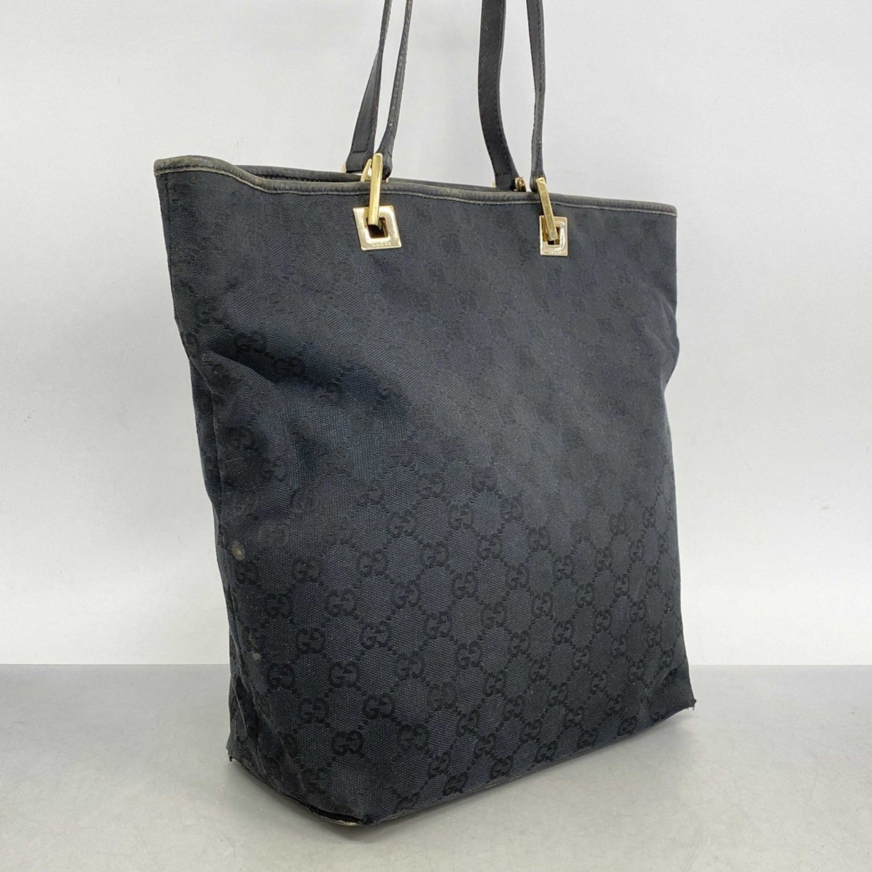 Gucci Tote Bag GG Canvas 002 1098 Champagne
