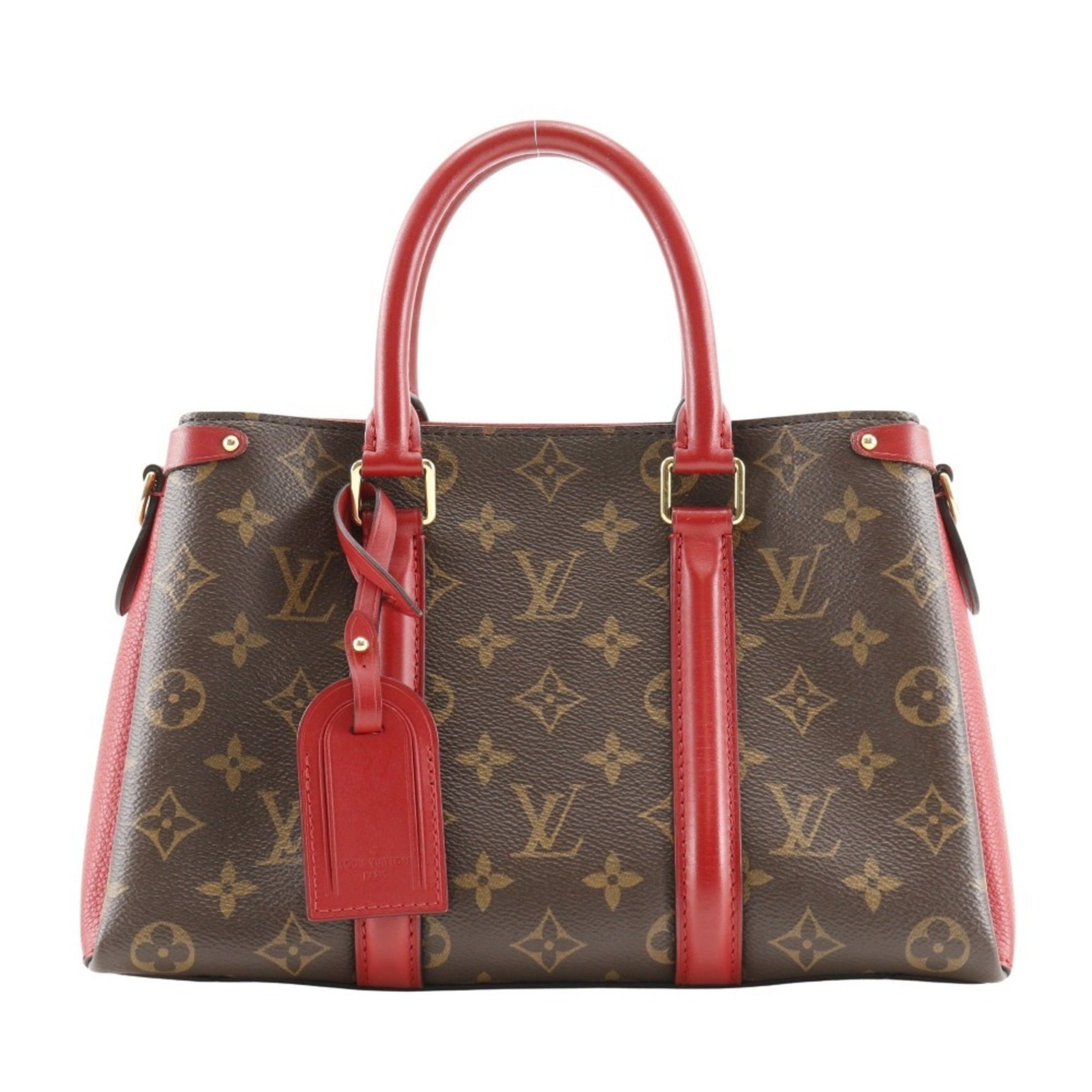 Louis Vuitton SoufflotNV BB Handbag Monogram Canvas 2020 Brown/Red