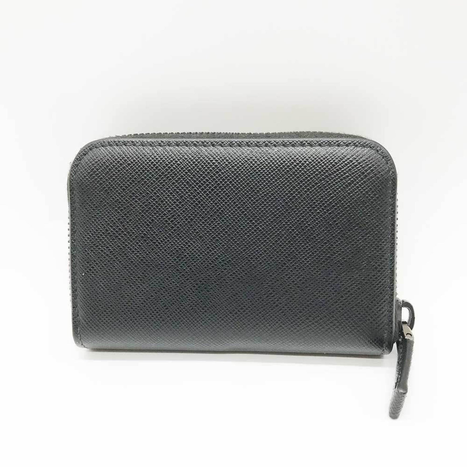 PRADA Wallet/Coin Case Saffiano Leather