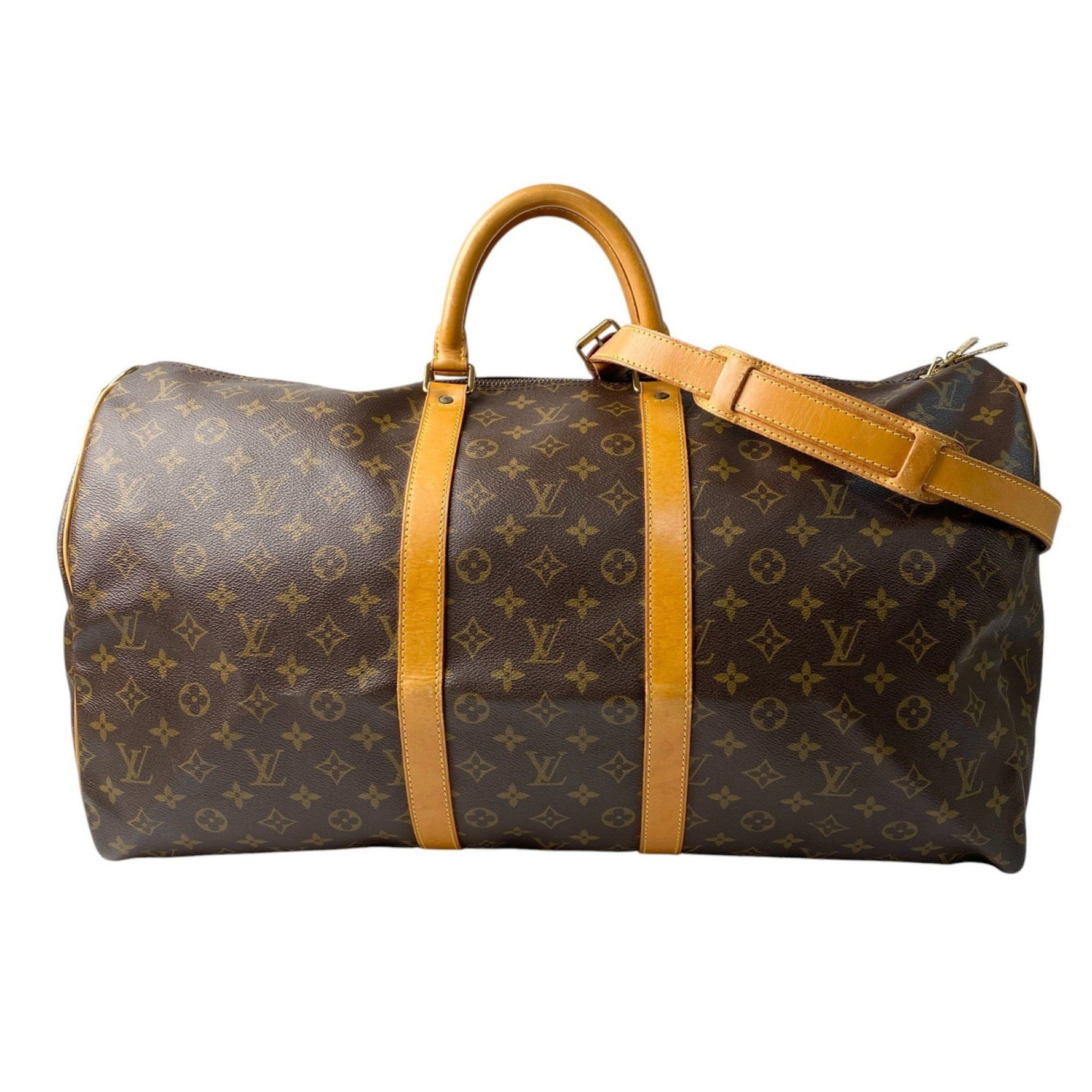 Louis Vuitton Keepall Bandouliere 55 Boston Bag, Shoulder Crossbody