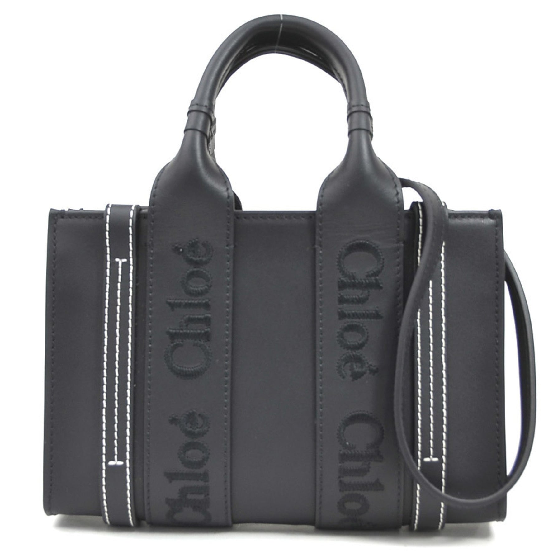 Chloé Chloe Woody Mini Shoulder Bag in Leather
