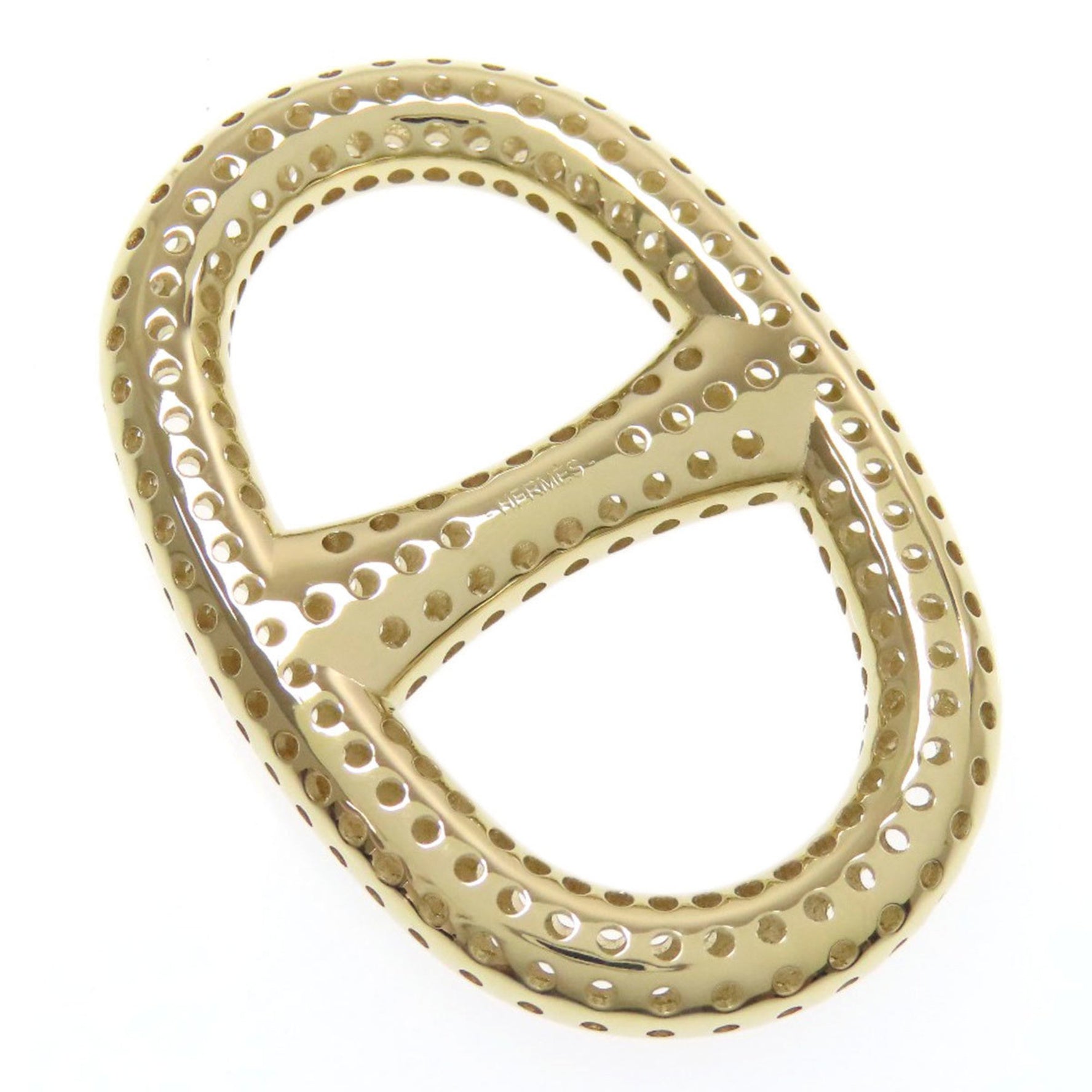 Hermes Chaine d'Ancre scarf ring