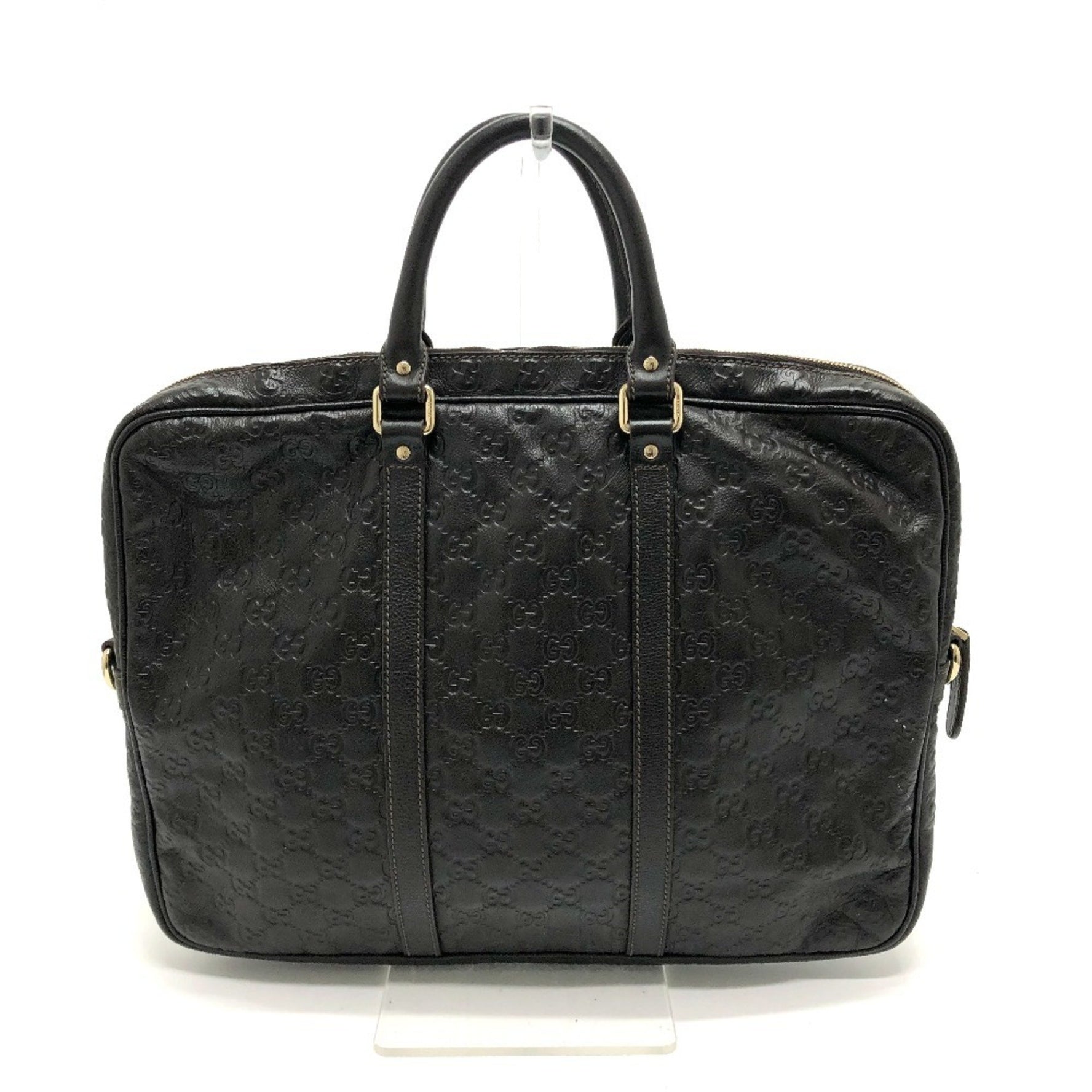 GUCCI Shima Line Handbag/Business Bag/Briefcase Leather