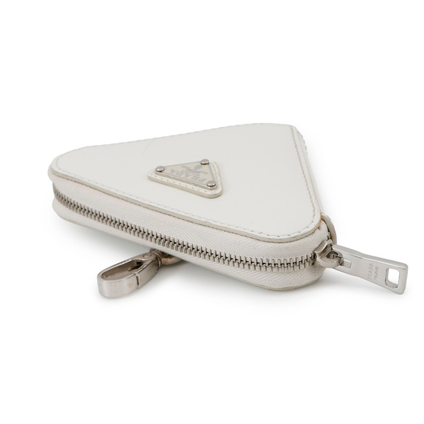 Prada Triangle Wallet/Coin Case Coin Purse Mini Pouch