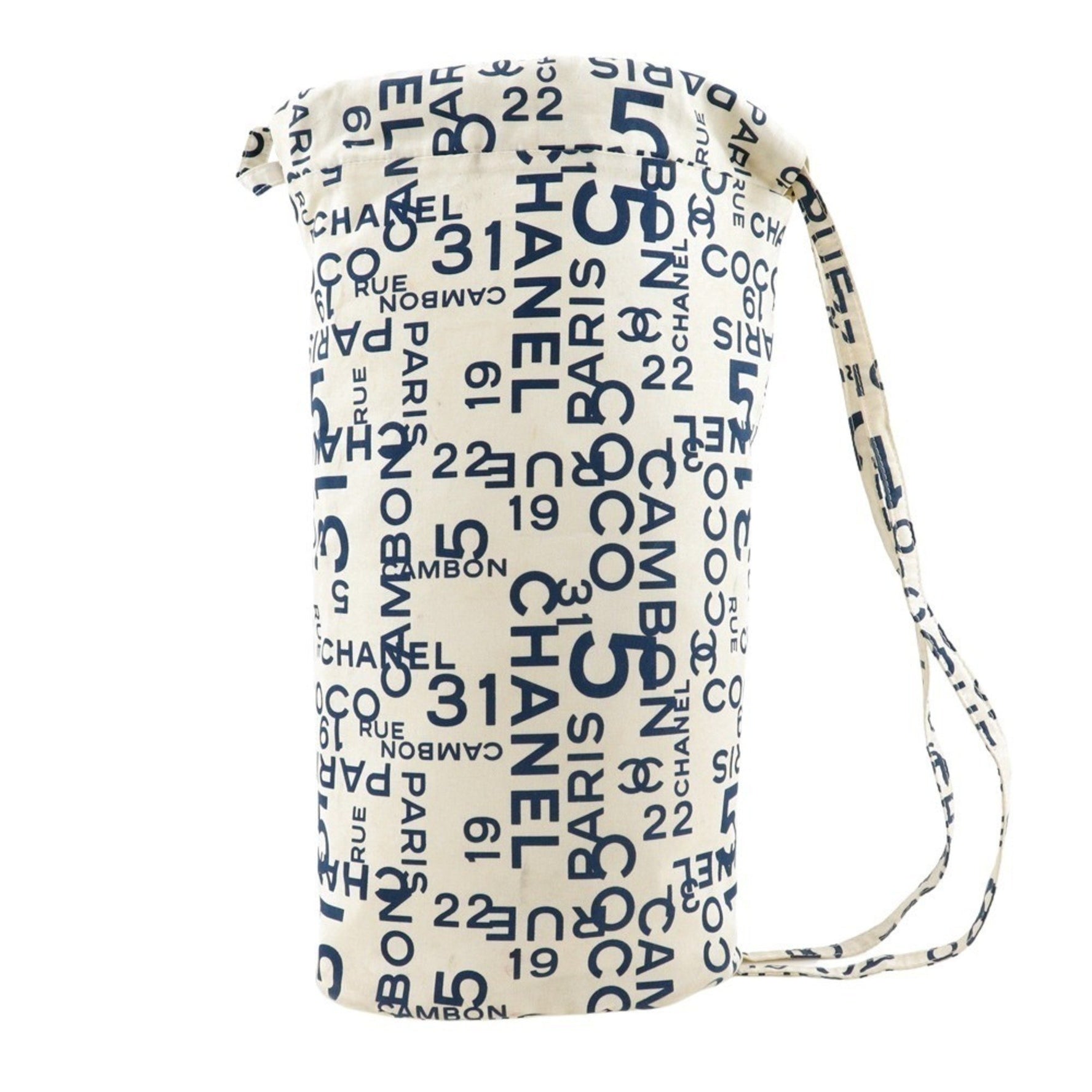 CHANEL Beach bag, Shoulder Bi-Cea Line, Cotton