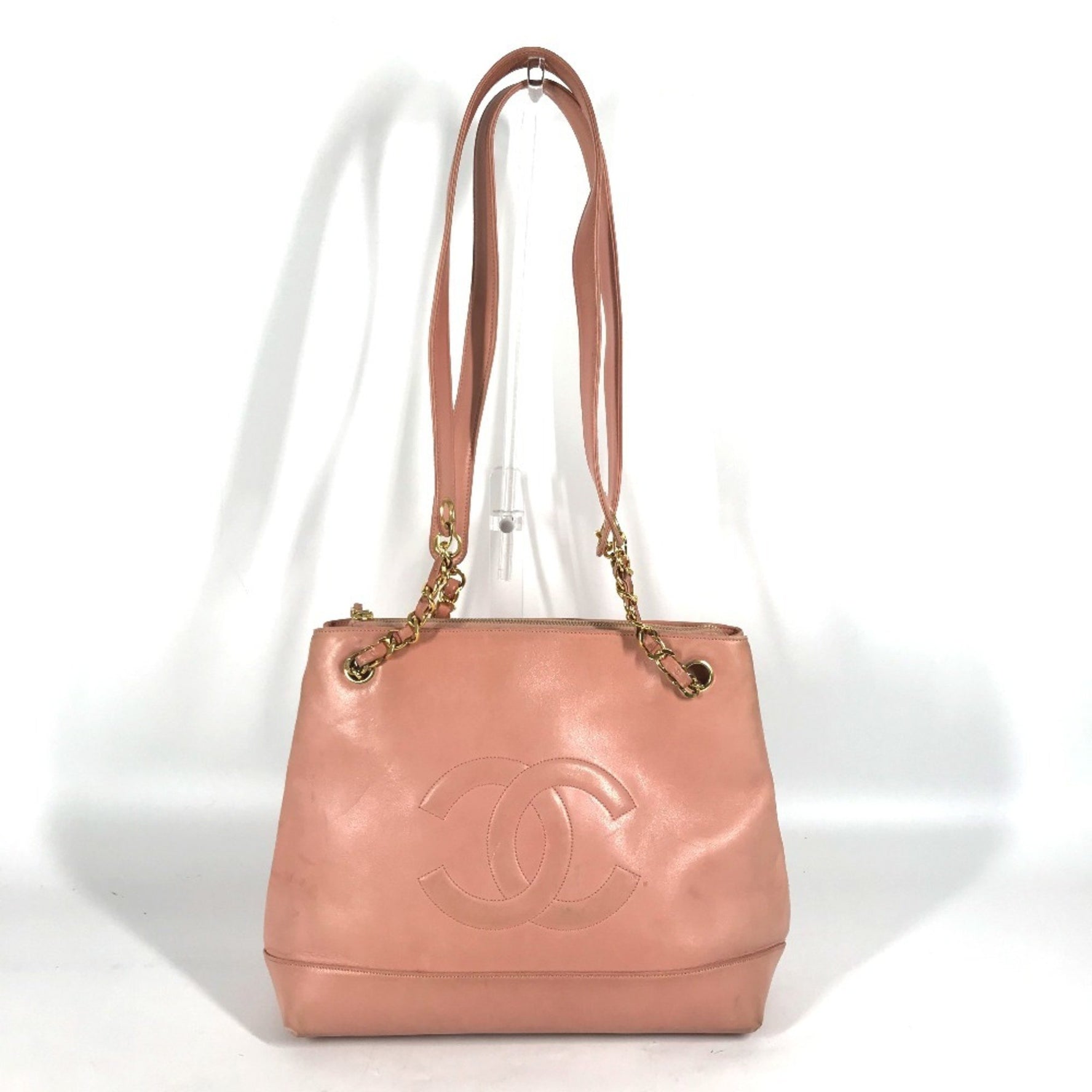 CHANEL Shoulder Bag CC Coco Mark Chain Tote Leather