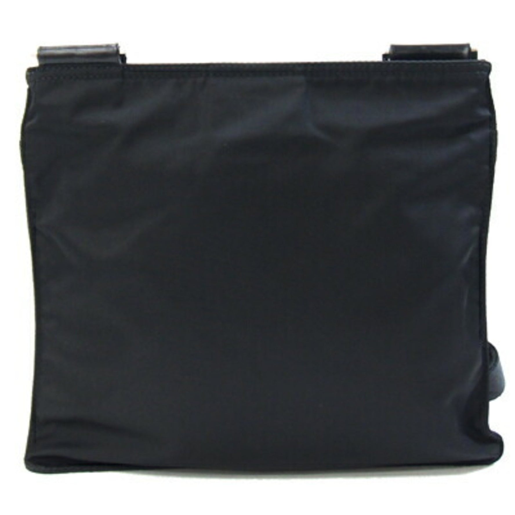 Prada Shoulder Bag, Nylon and Leather, No Gusset, Crossbody Flat